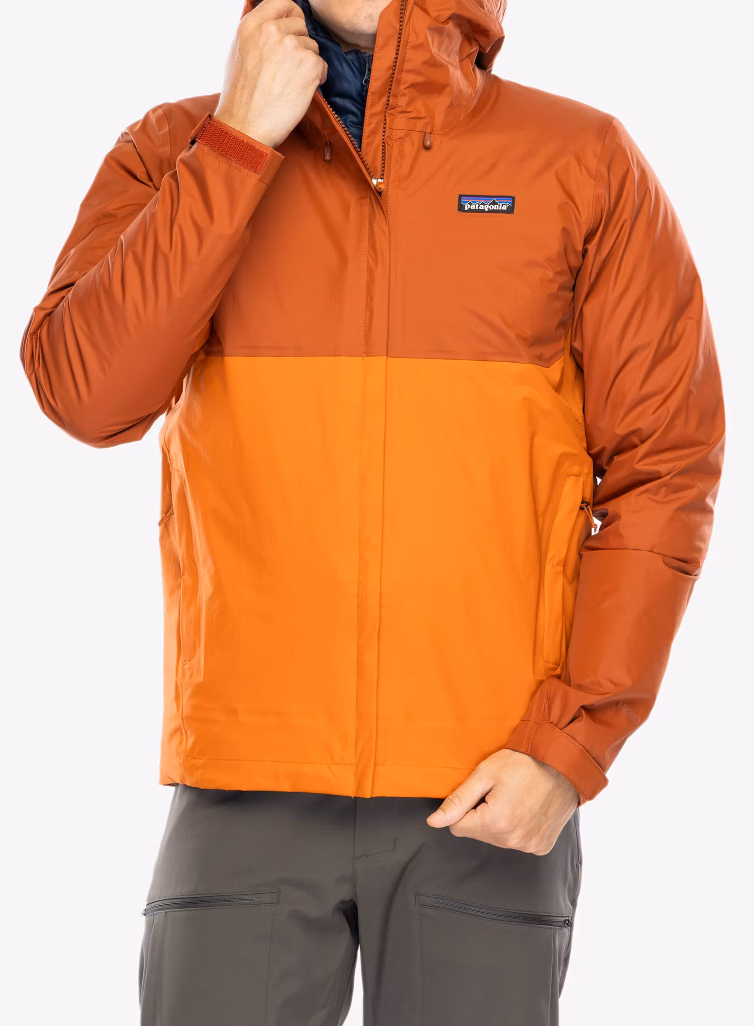Nepremočljiva jakna Patagonia Torrentshell 3L Jacket - redtail rust