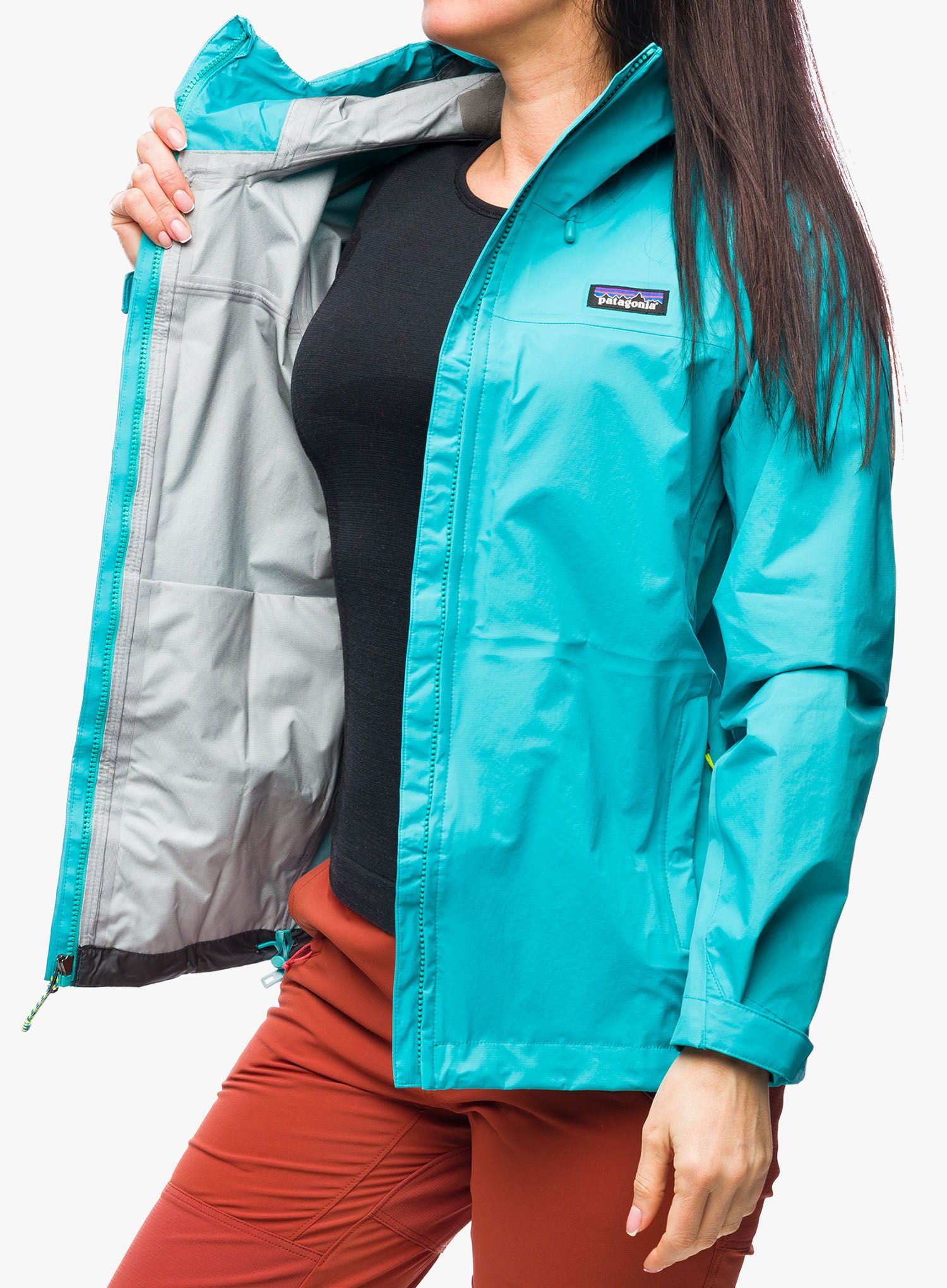 Ženska nepremočljiva jakna Patagonia Torrentshell 3L Jacket - subtidal blue