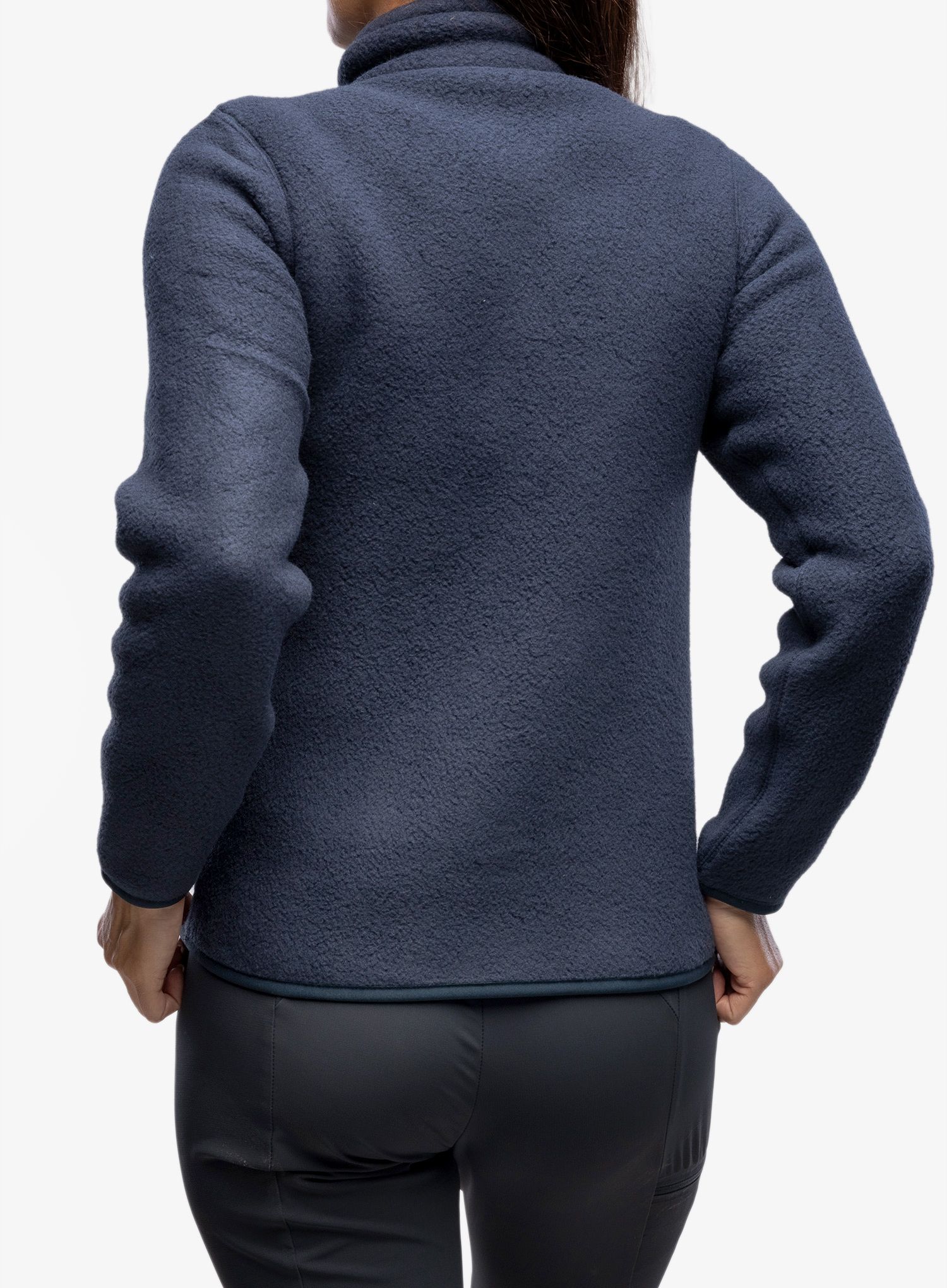 Ženski flis Peak Performance Fleece Snap T-Neck - blue shadow