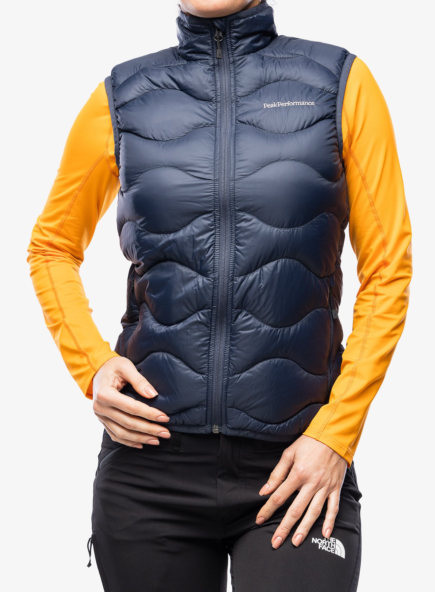 Ženski brezrokavnik Peak Performance Helium Down Vest - blue shadow