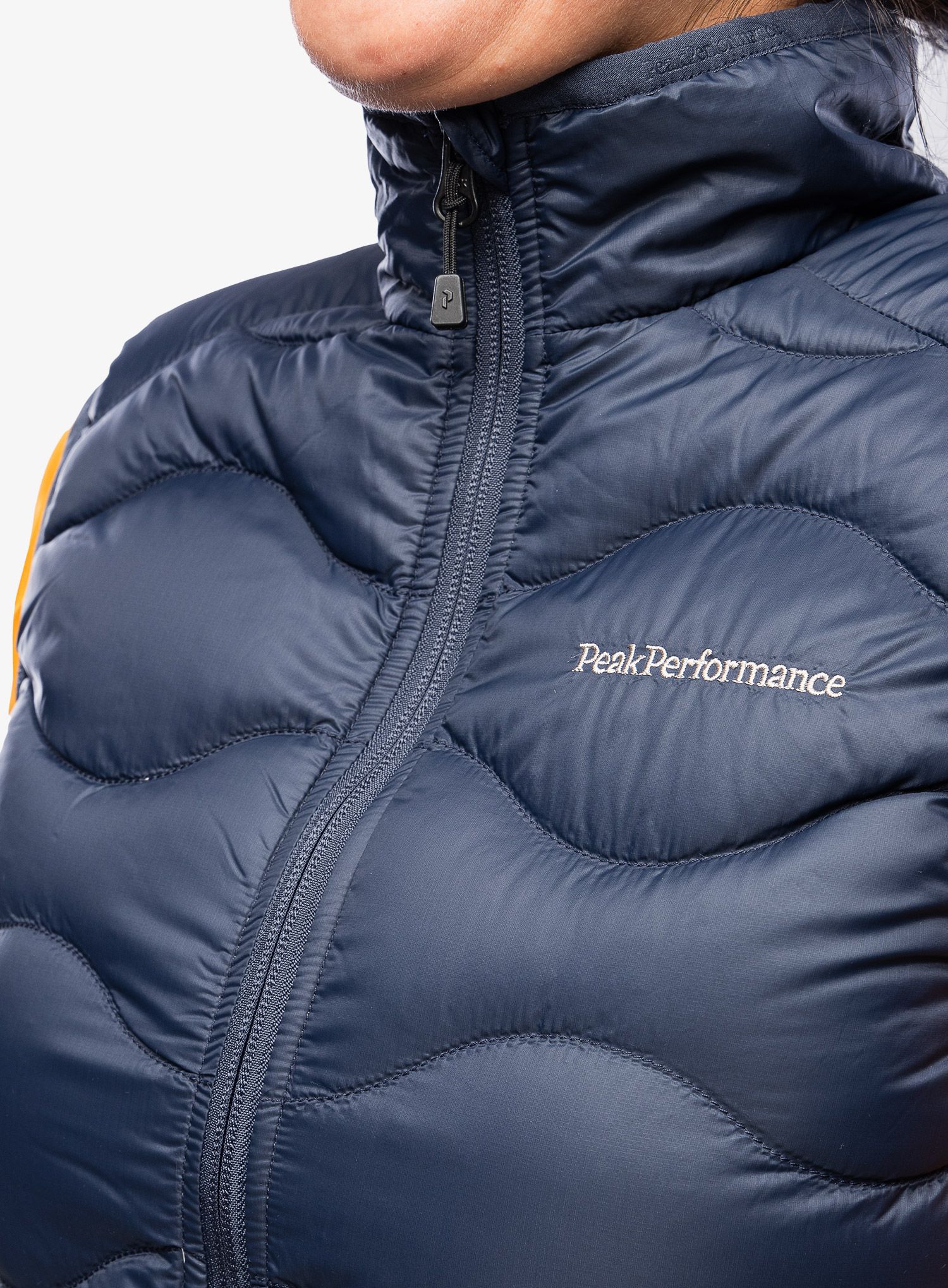 Ženski brezrokavnik Peak Performance Helium Down Vest - blue shadow