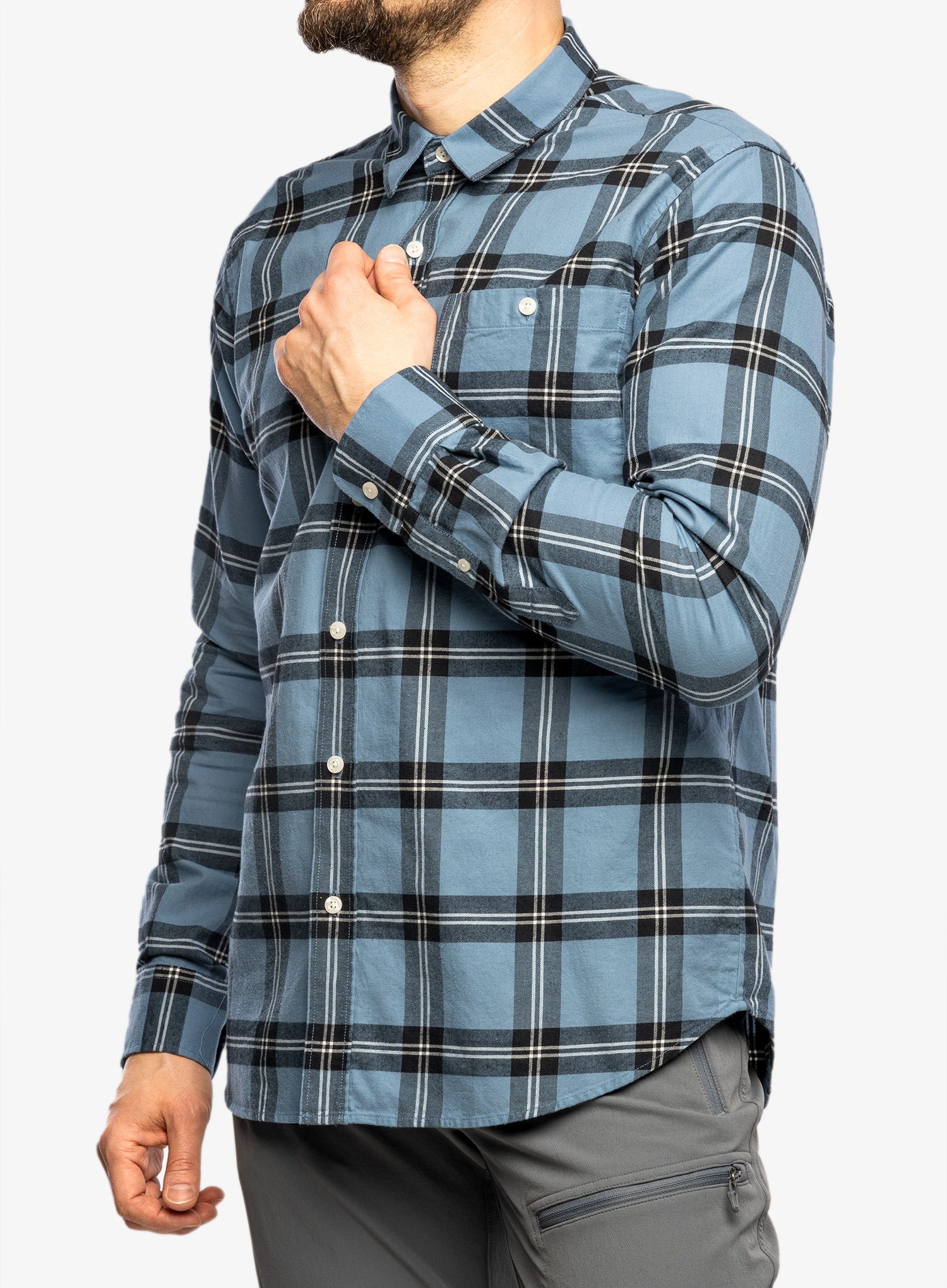 Srajca Peak Performance Moment Flannel Shirt - blue check
