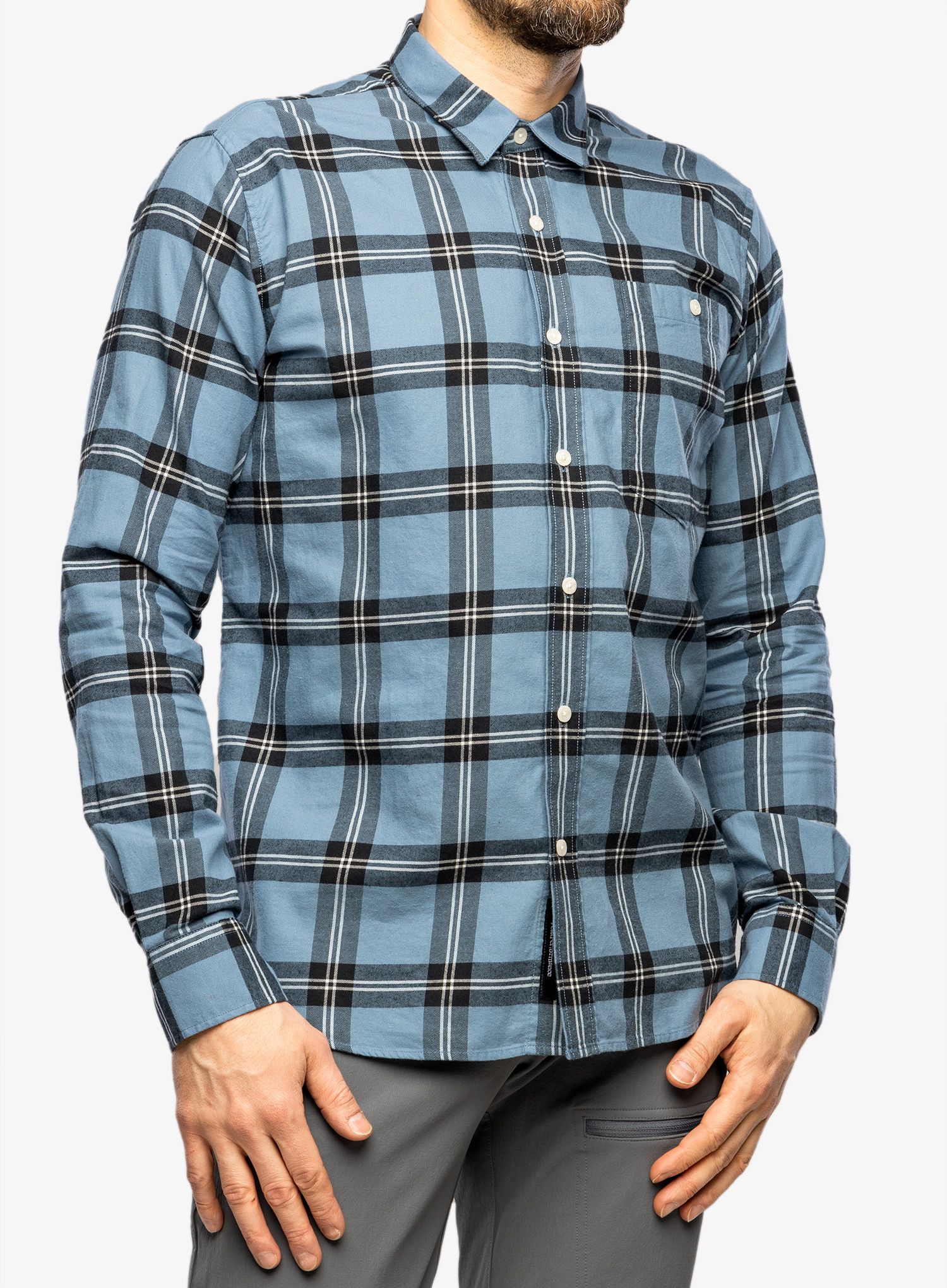 Srajca Peak Performance Moment Flannel Shirt - blue check