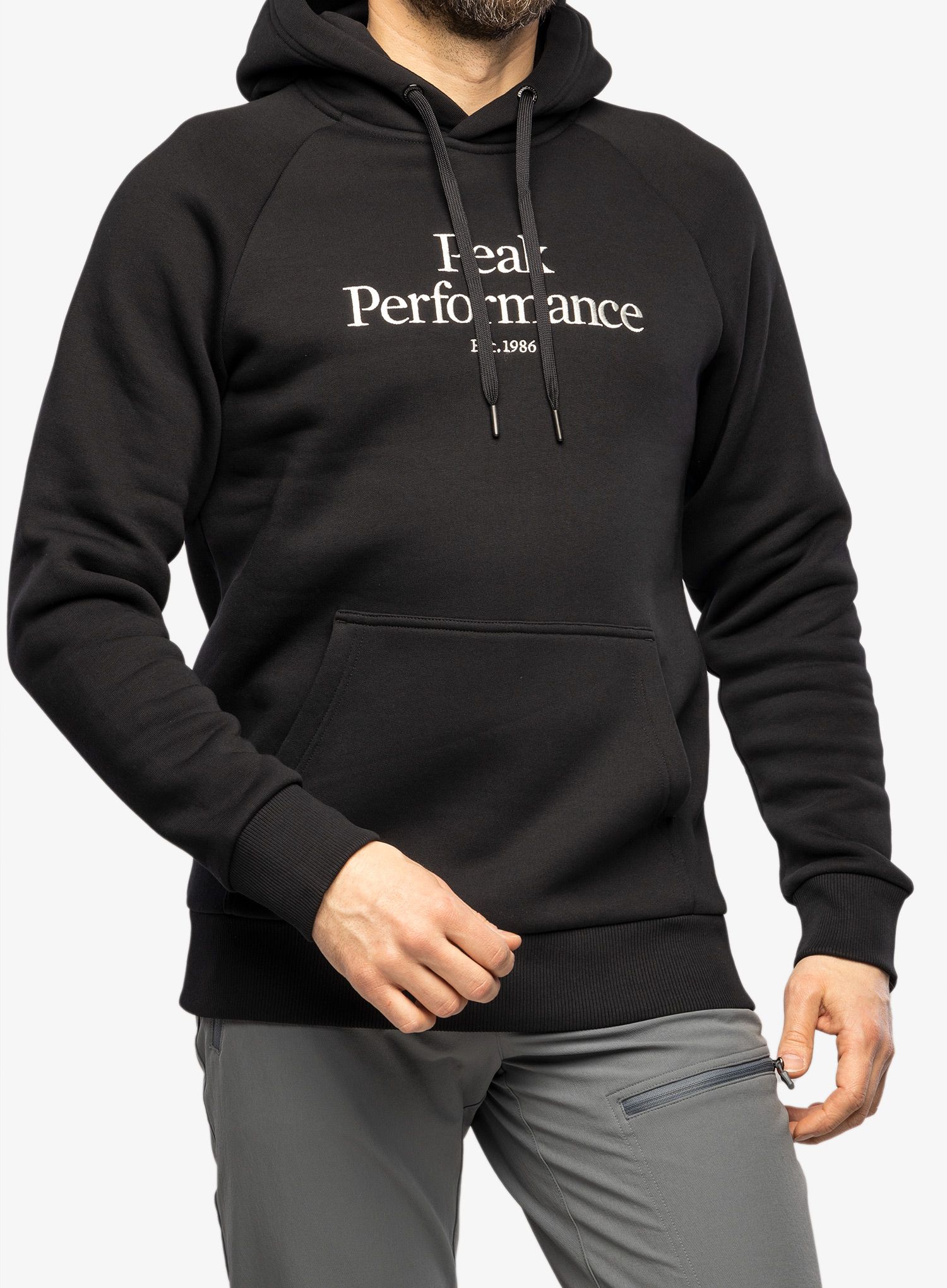 Jopica s kapuco Peak Performance Original Hood - black
