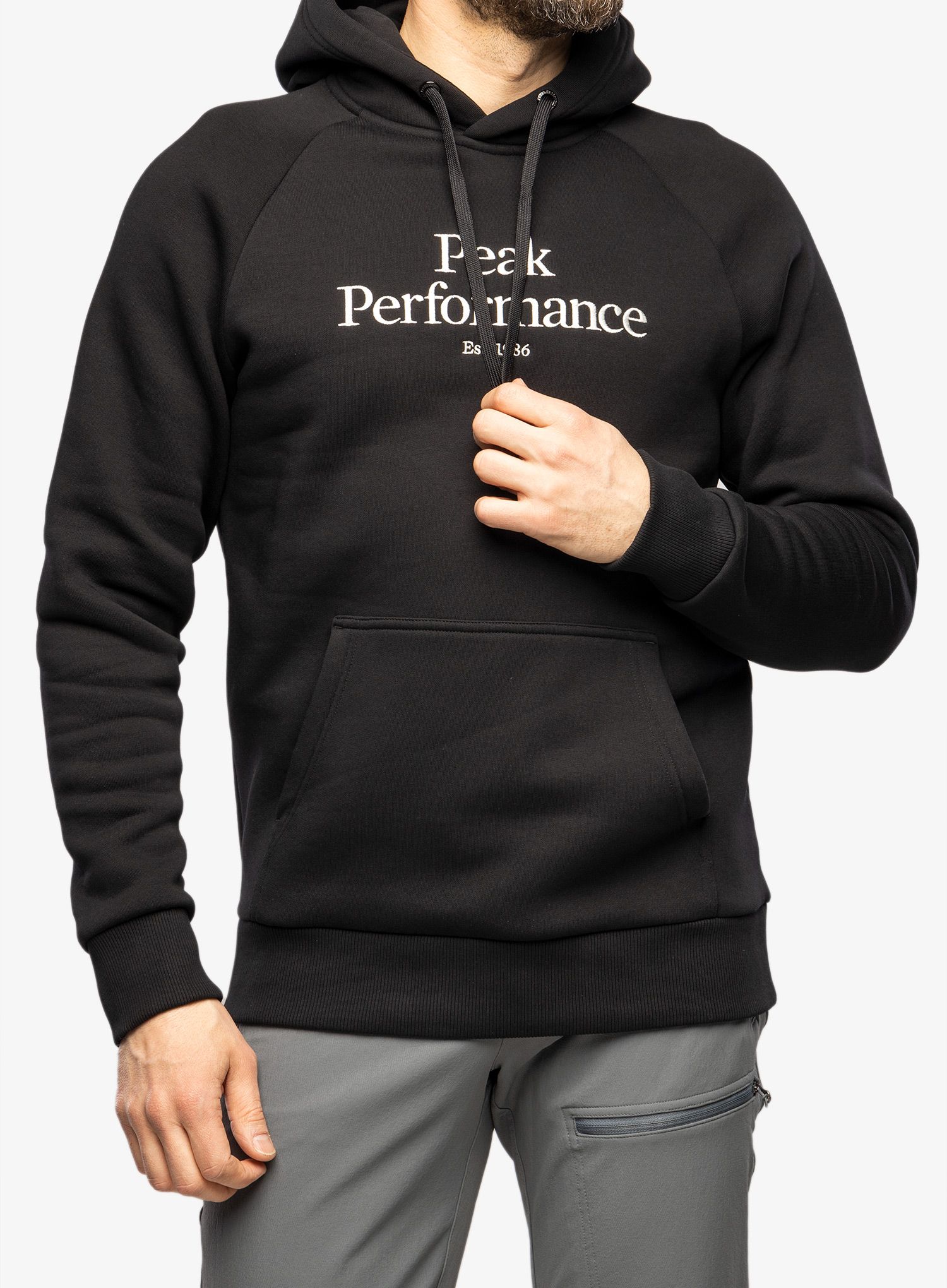 Jopica s kapuco Peak Performance Original Hood - black
