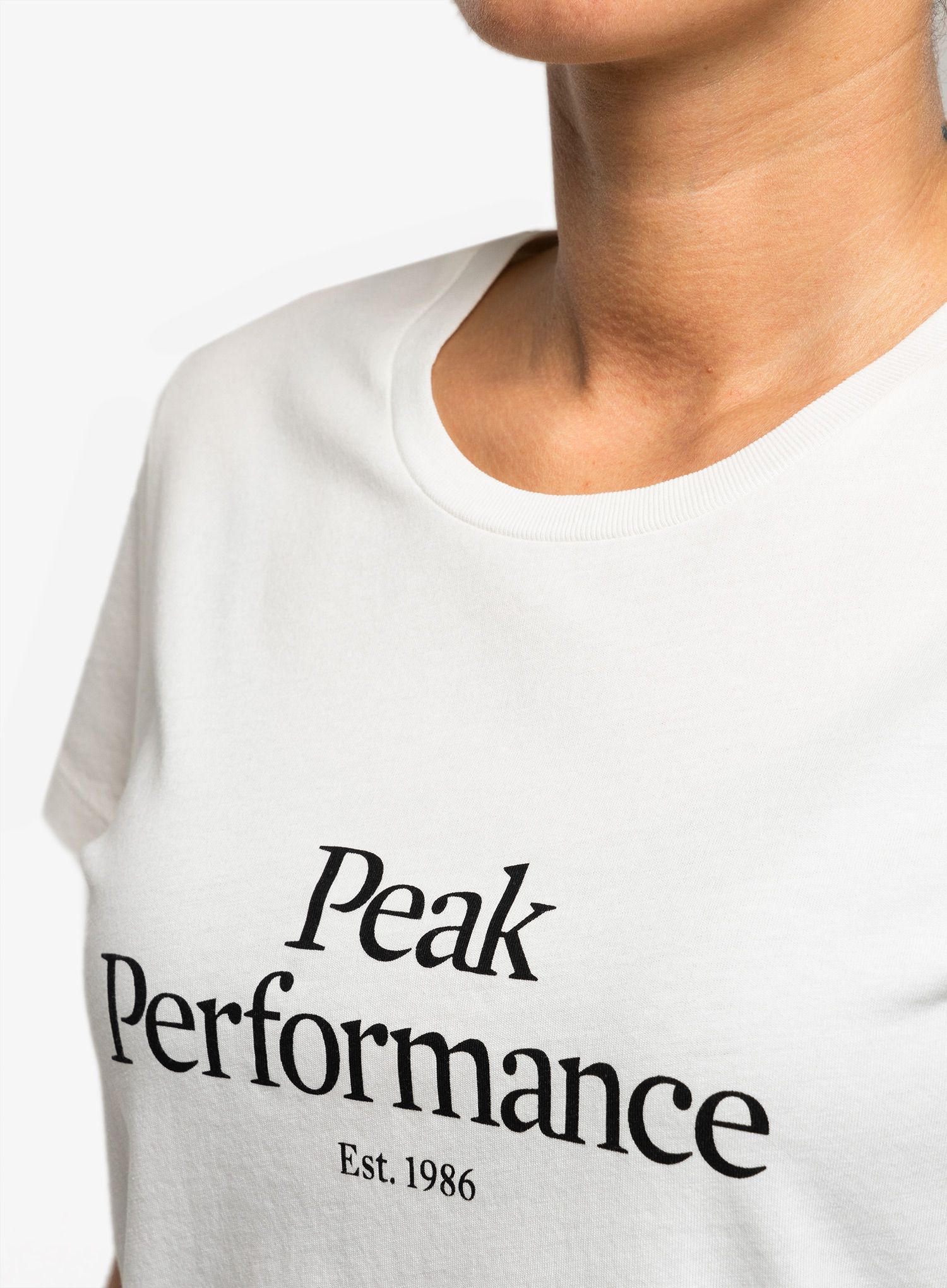 Ženska majica s potiskom Peak Performance Original Tee - offwhite