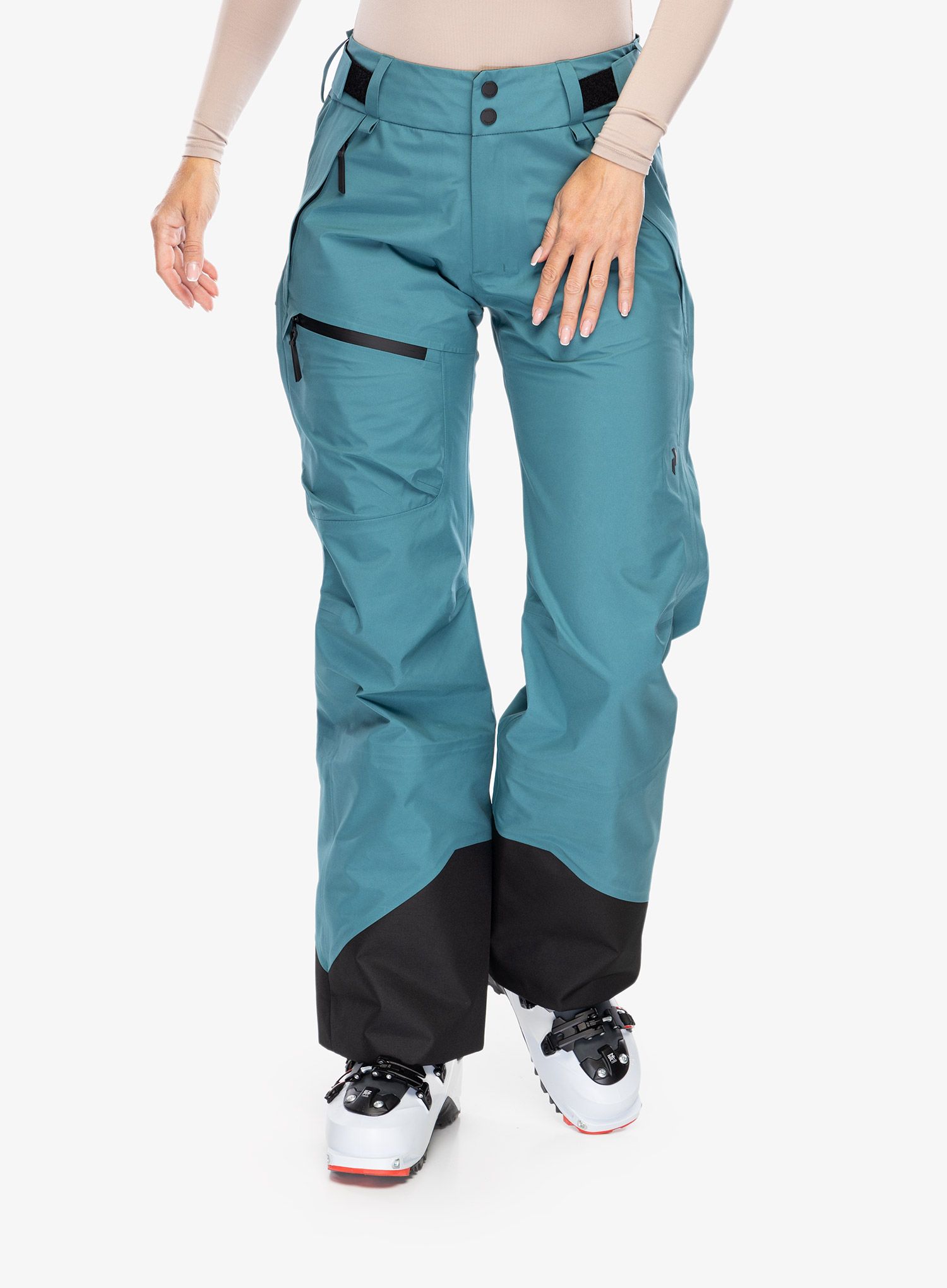 Ženske smučarske hlače Peak Performance Vertical GORE-TEX 3L Pants - hydro fresh