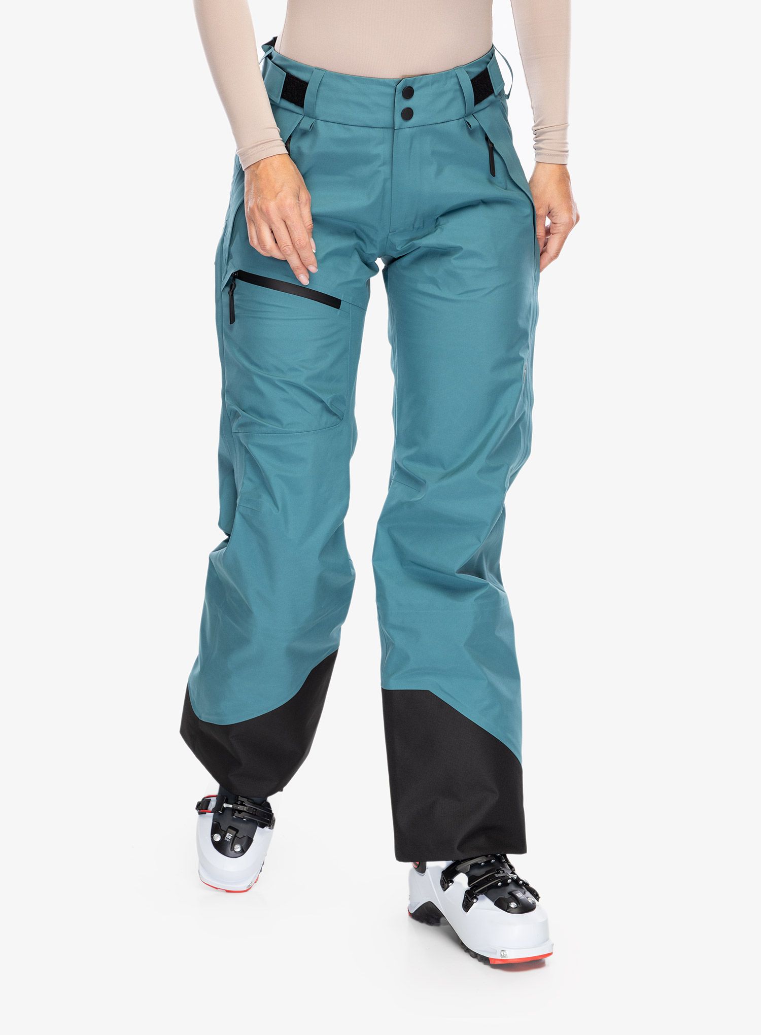 Ženske smučarske hlače Peak Performance Vertical GORE-TEX 3L Pants - hydro fresh