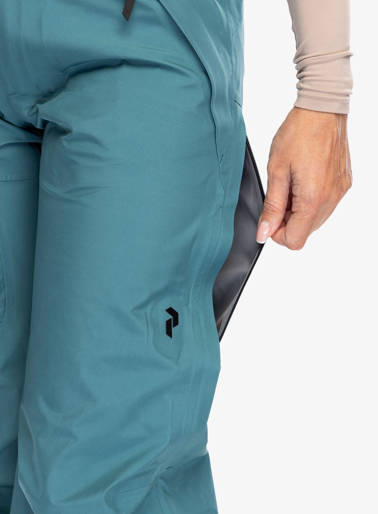 Ženske smučarske hlače Peak Performance Vertical GORE-TEX 3L Pants - hydro fresh