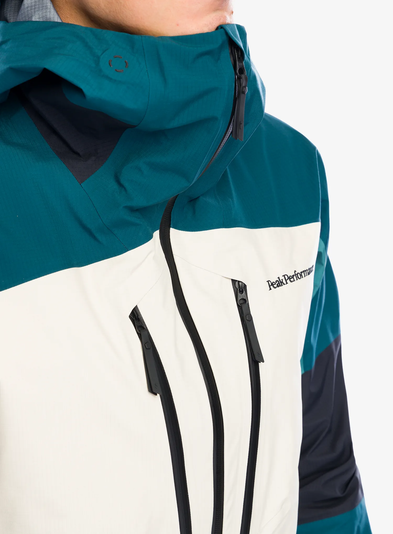 Smučarska jakna Peak Performance Vertical GORE-TEX Pro Jacket - infinity teel