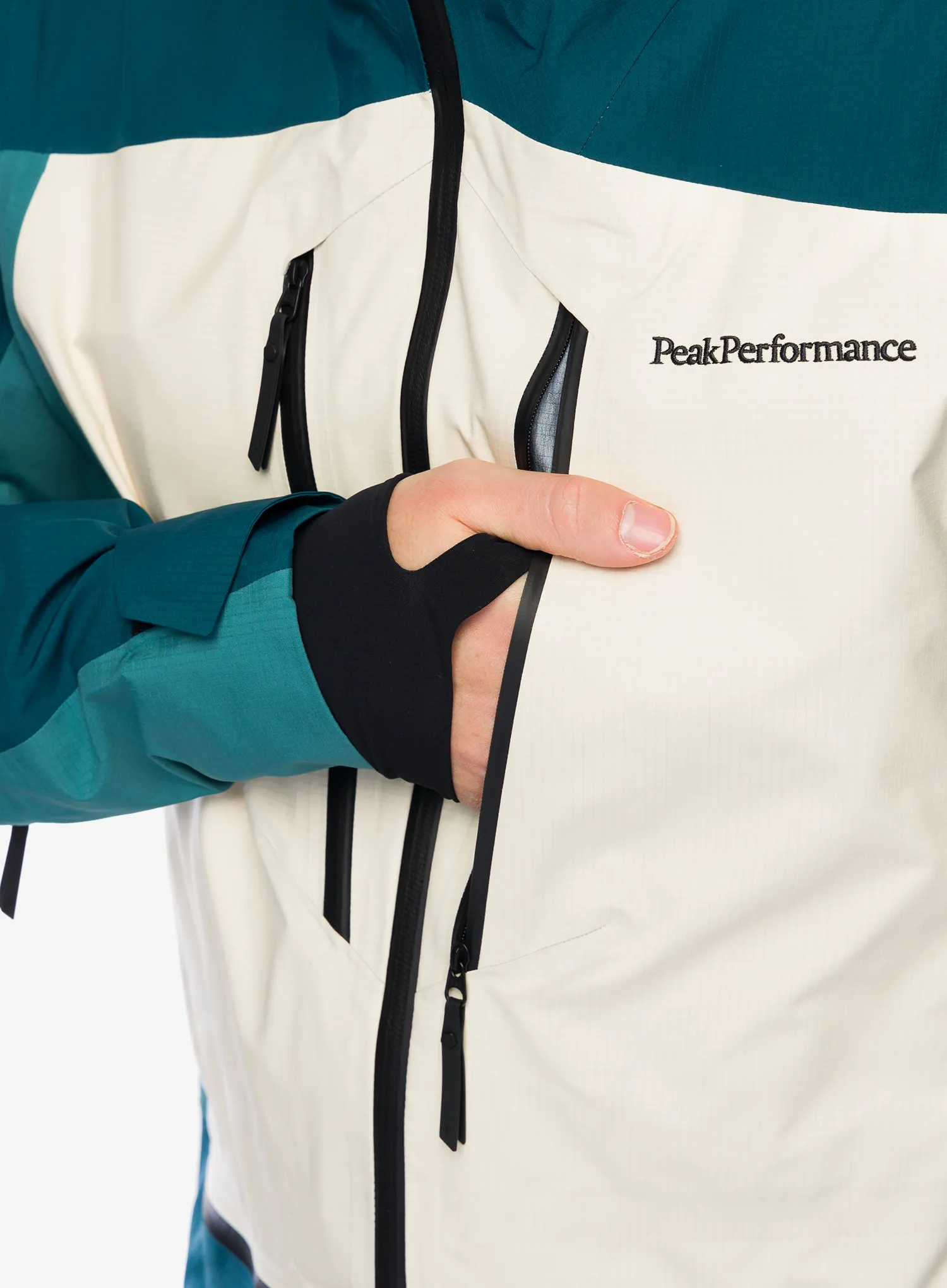 Smučarska jakna Peak Performance Vertical GORE-TEX Pro Jacket - infinity teel