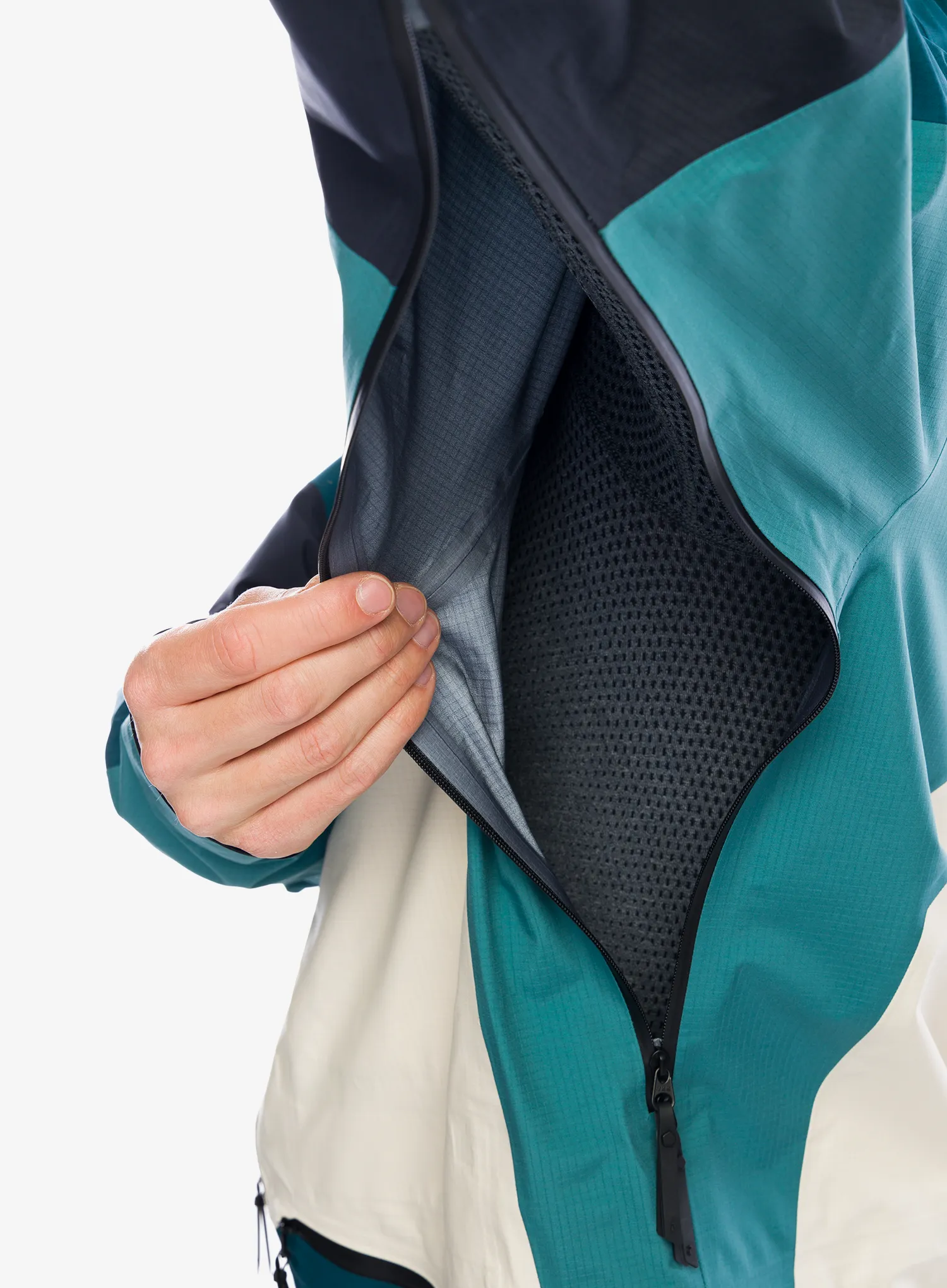 Smučarska jakna Peak Performance Vertical GORE-TEX Pro Jacket - infinity teel
