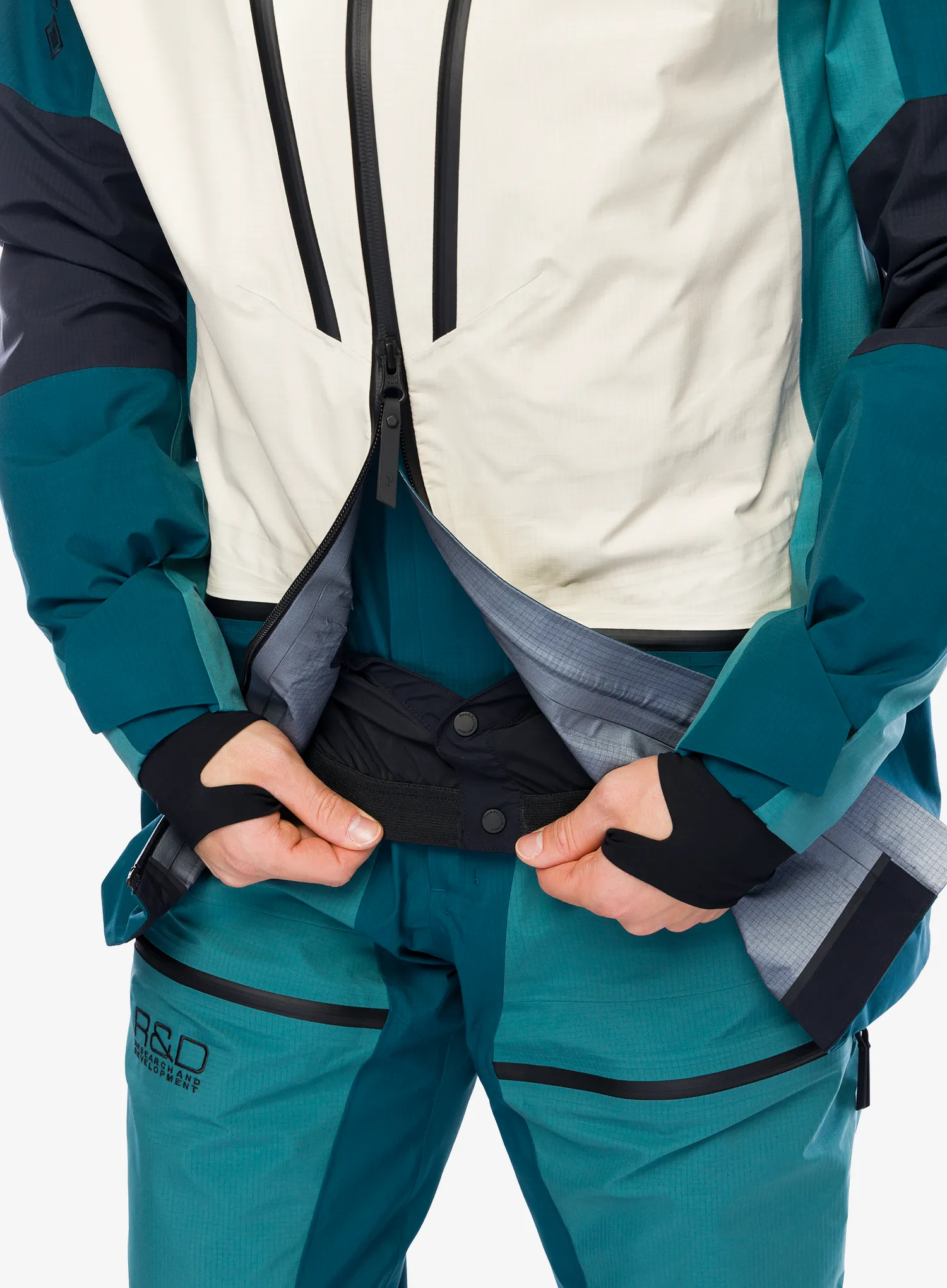 Smučarska jakna Peak Performance Vertical GORE-TEX Pro Jacket - infinity teel