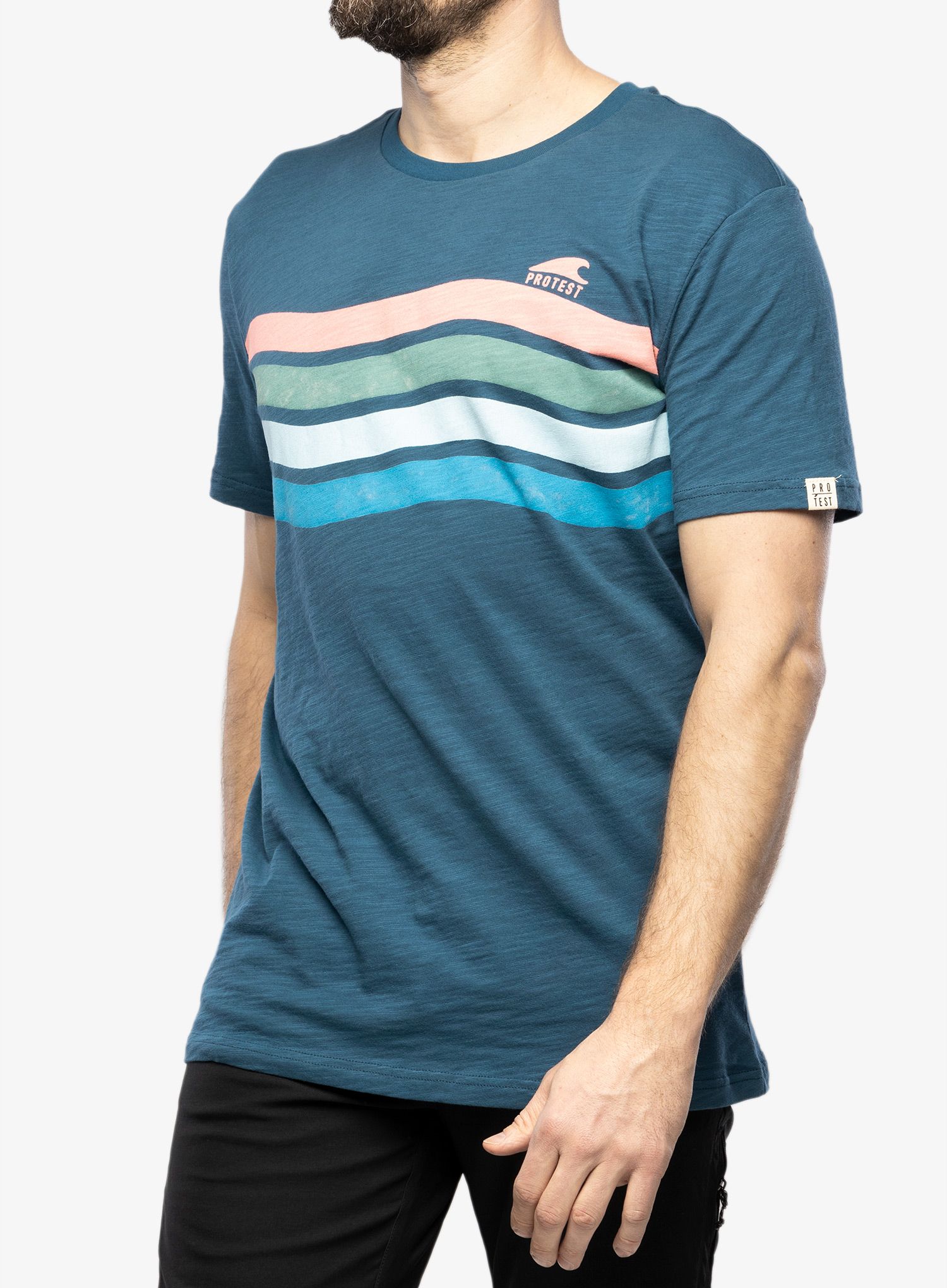 Bombažna majica Protest Prtexmouth T-Shirt - blue