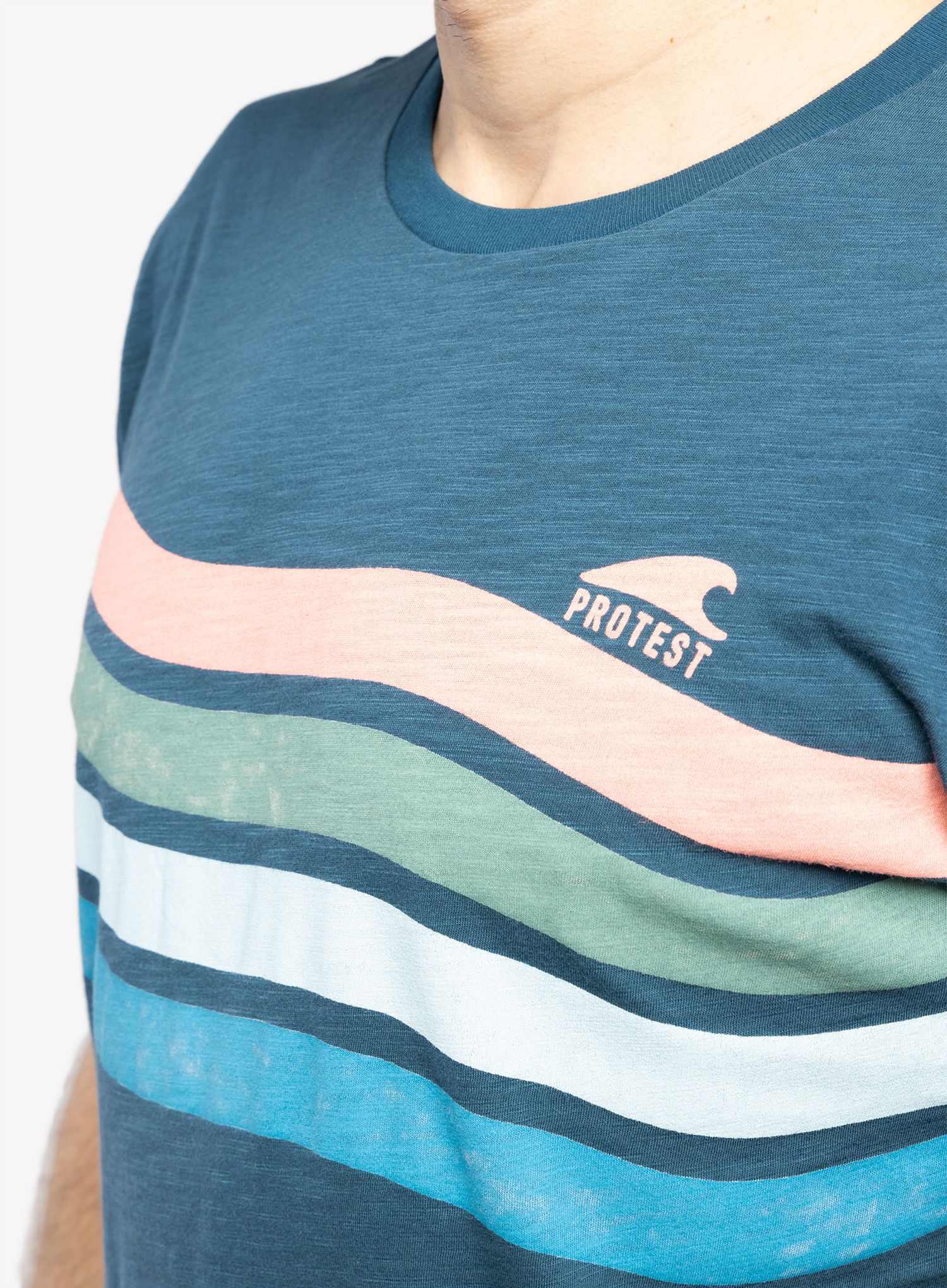 Bombažna majica Protest Prtexmouth T-Shirt - blue