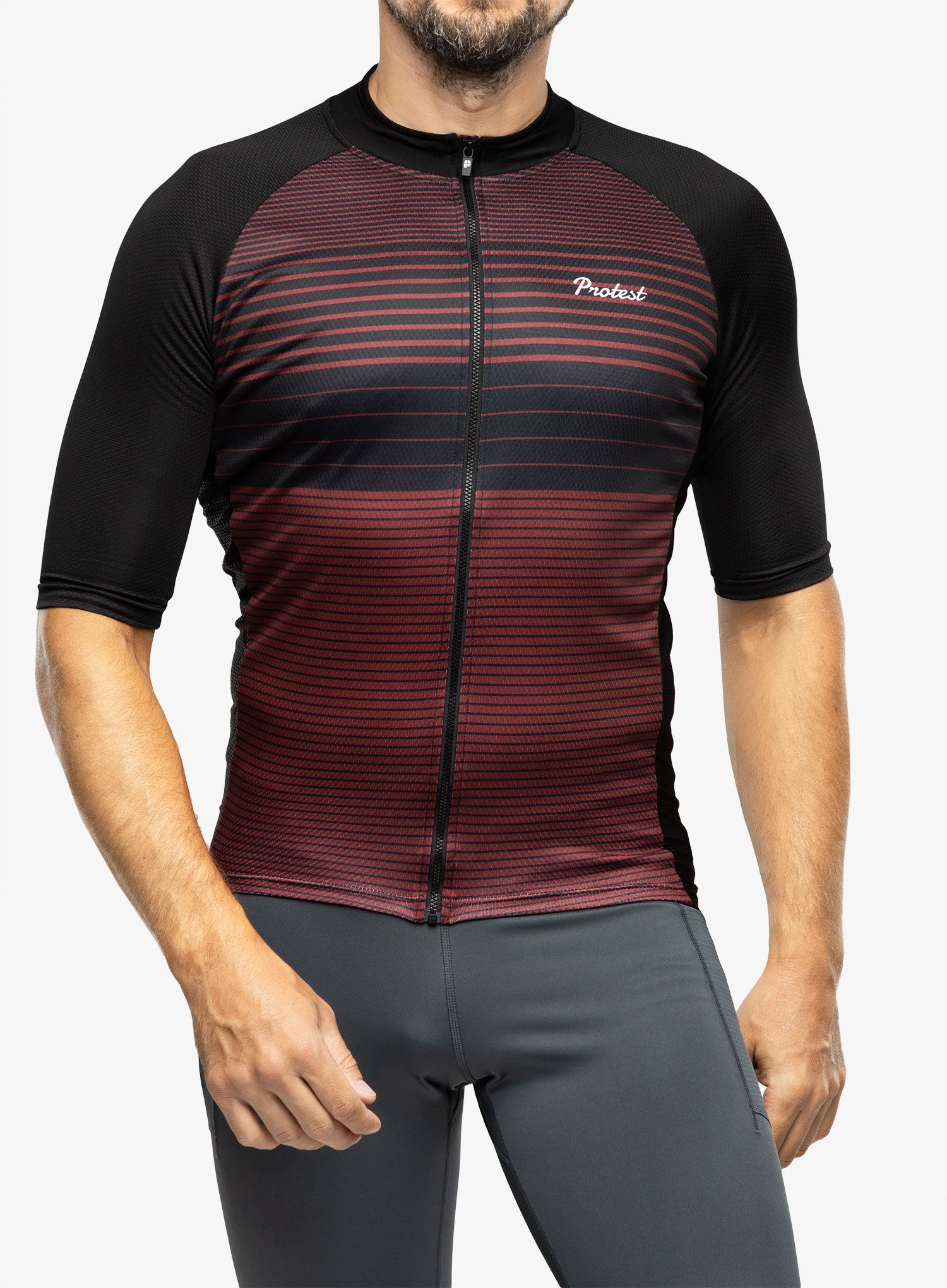 Kolesarska majica Protest Prtkoblet Cycling Jersey Short Sleeve - true black
