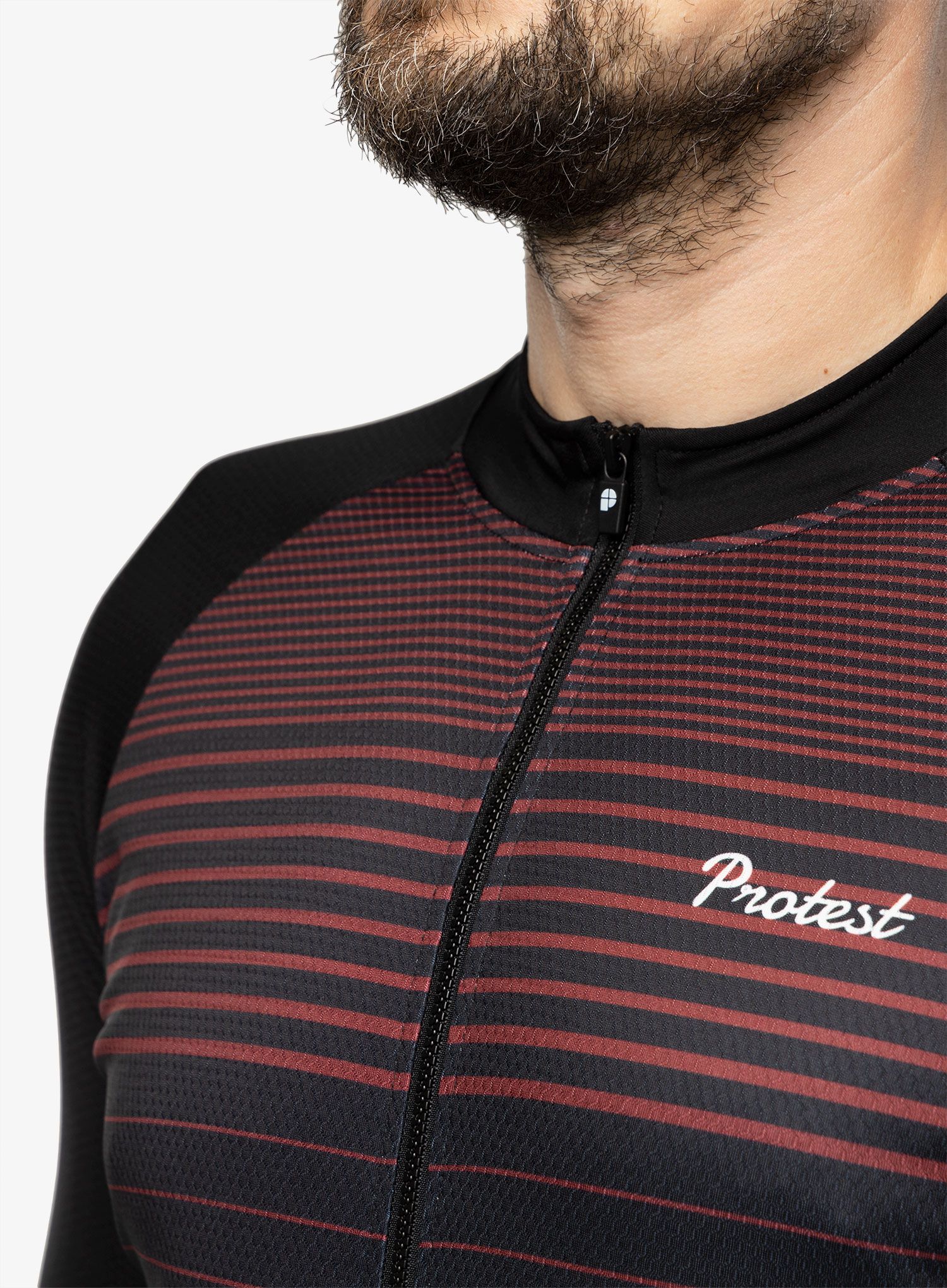 Kolesarska majica Protest Prtkoblet Cycling Jersey Short Sleeve - true black