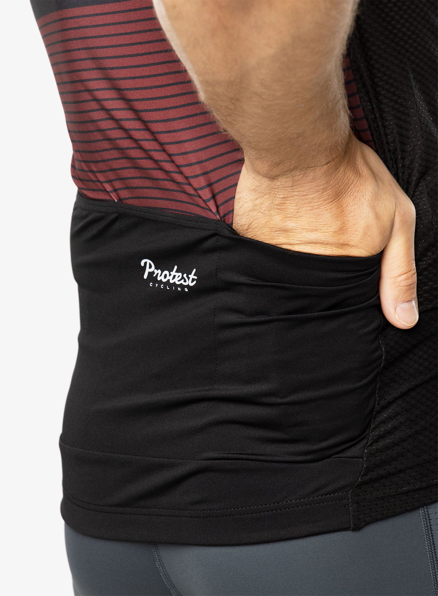 Kolesarska majica Protest Prtkoblet Cycling Jersey Short Sleeve - true black