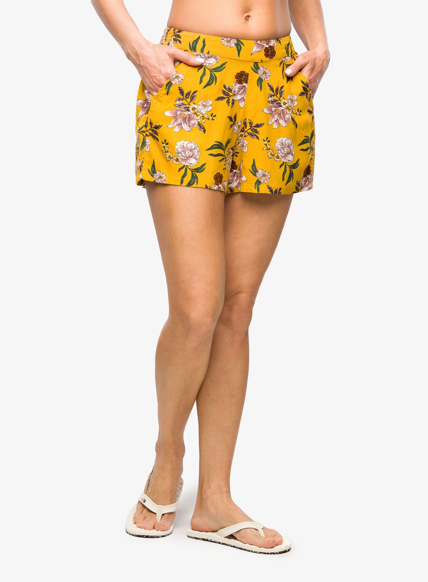 Ženske kratke hlače Protest Prtmahi Shorts - tumeric yellow