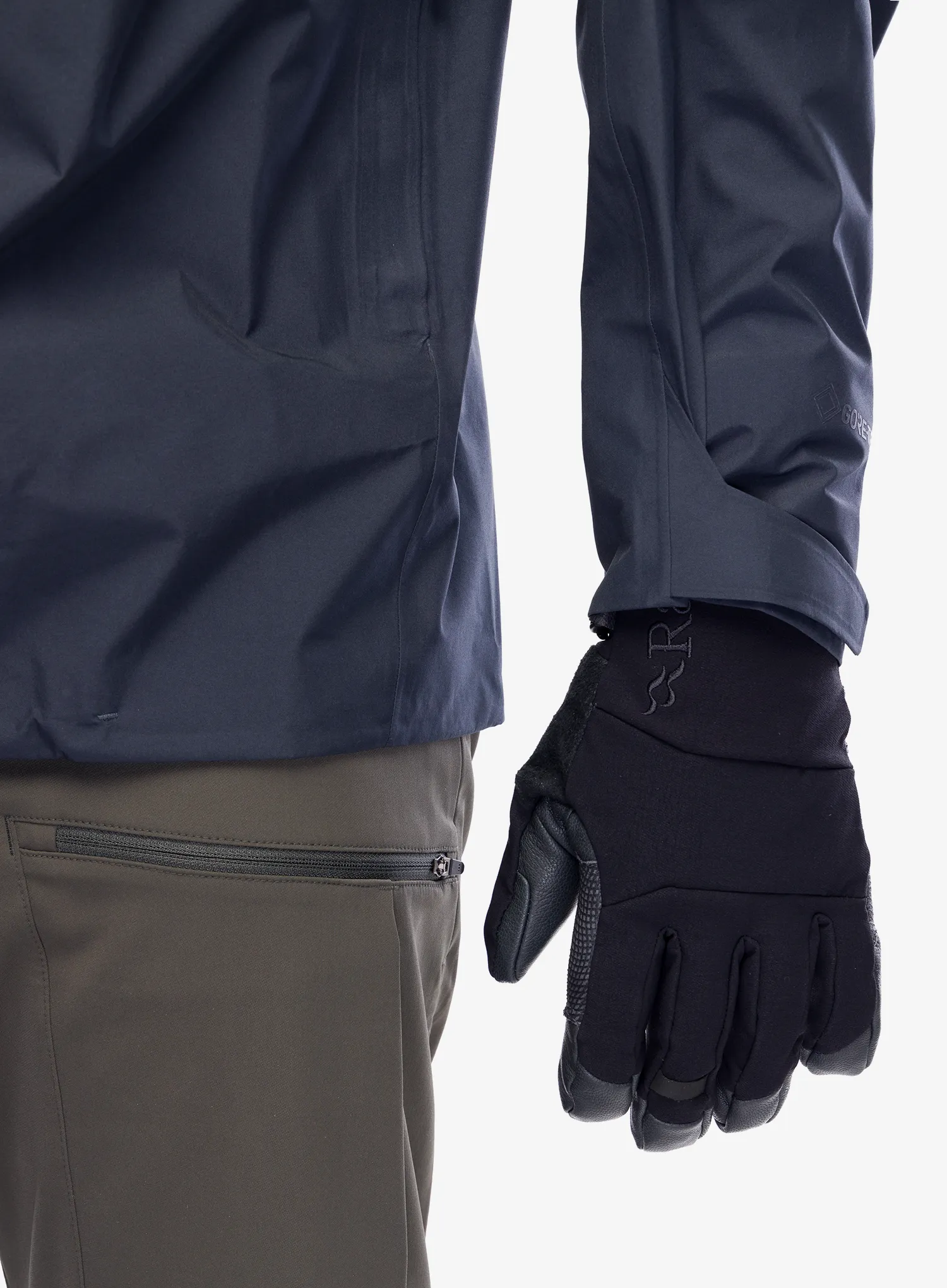 Softshell rokavice Rab Baltoro Glove - black