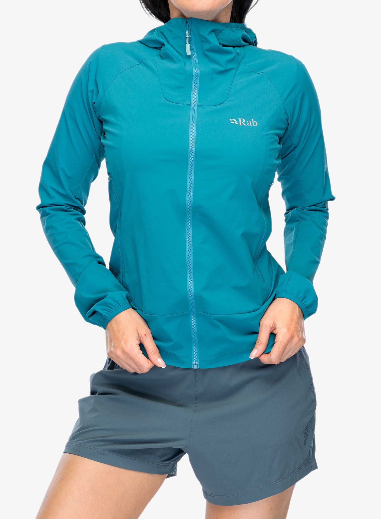 Ženska softshell jakna Rab Borealis Jacket - marina blue