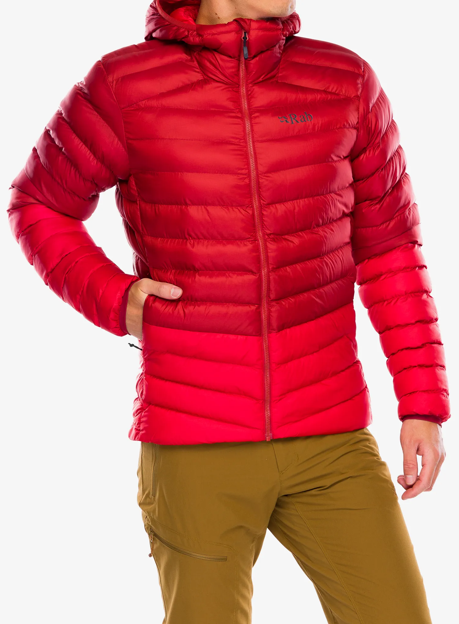 Sintetična jakna Rab Cirrus Alpine - tuscan red/dark horizon