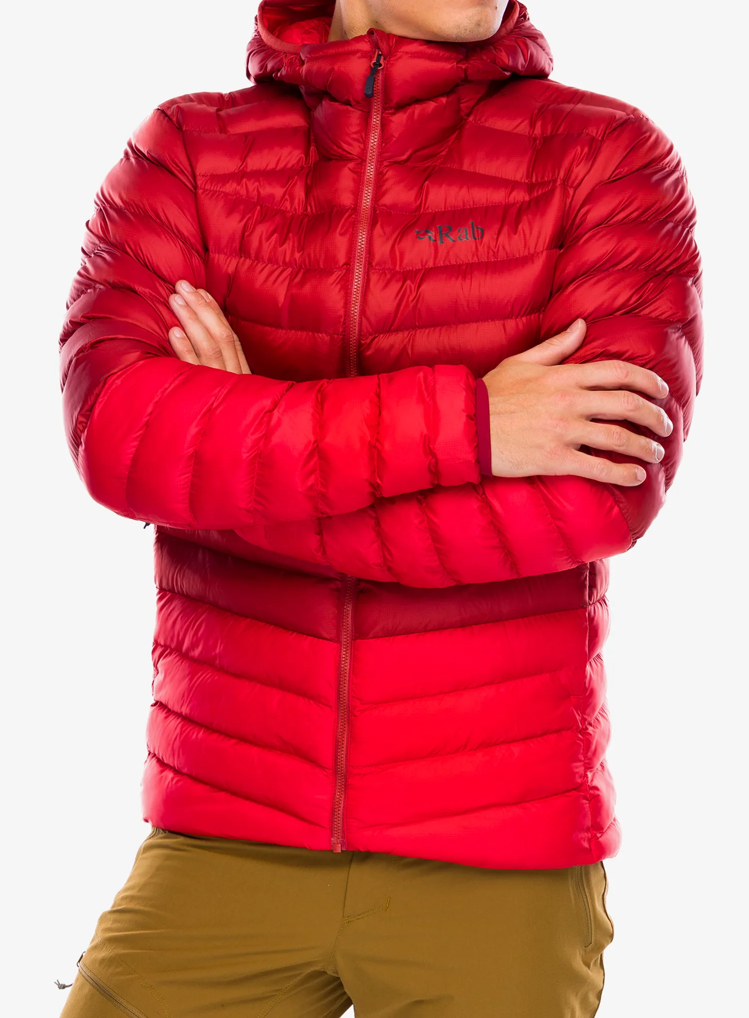 Sintetična jakna Rab Cirrus Alpine - tuscan red/dark horizon