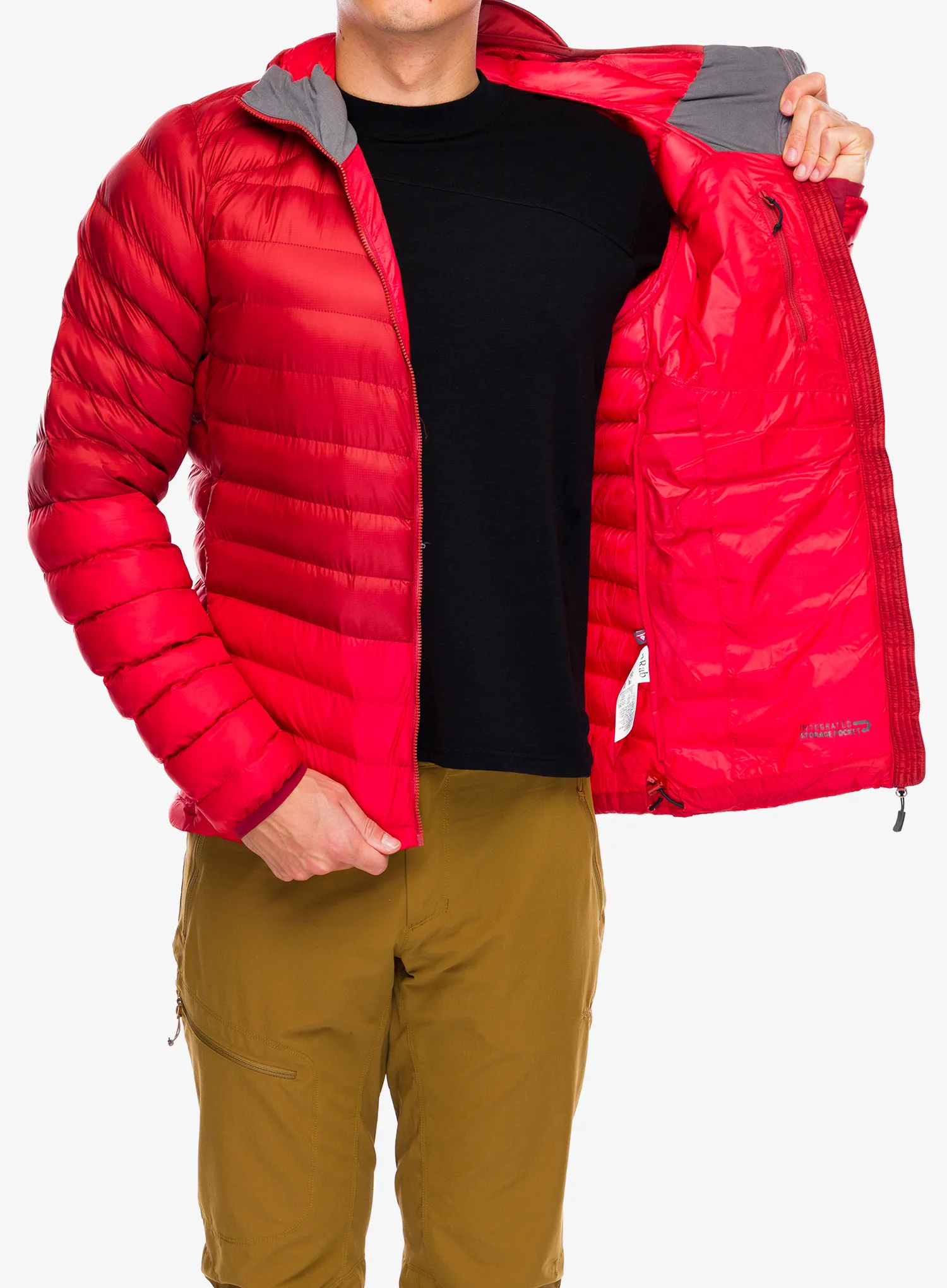 Sintetična jakna Rab Cirrus Alpine - tuscan red/dark horizon