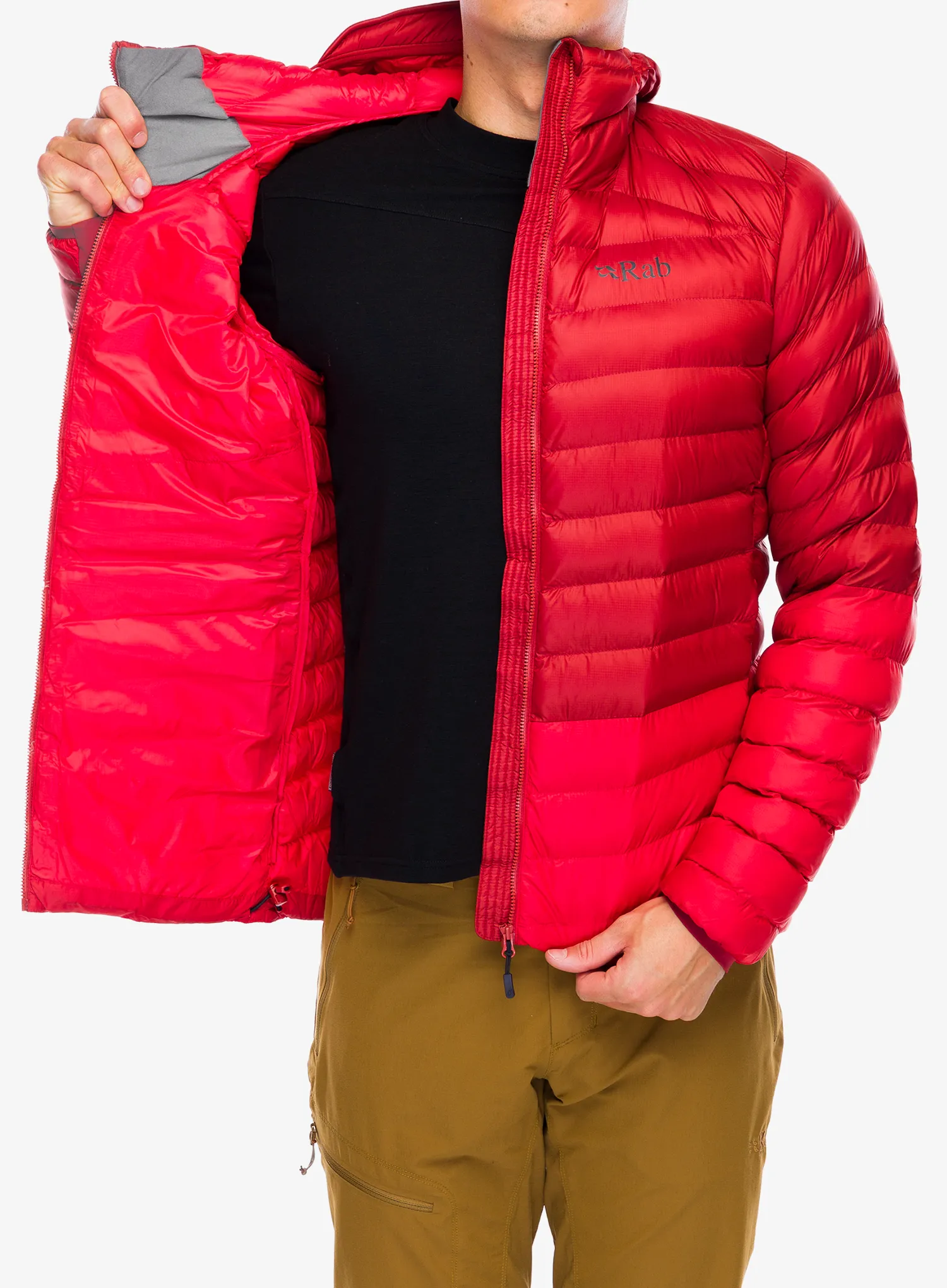 Sintetična jakna Rab Cirrus Alpine - tuscan red/dark horizon