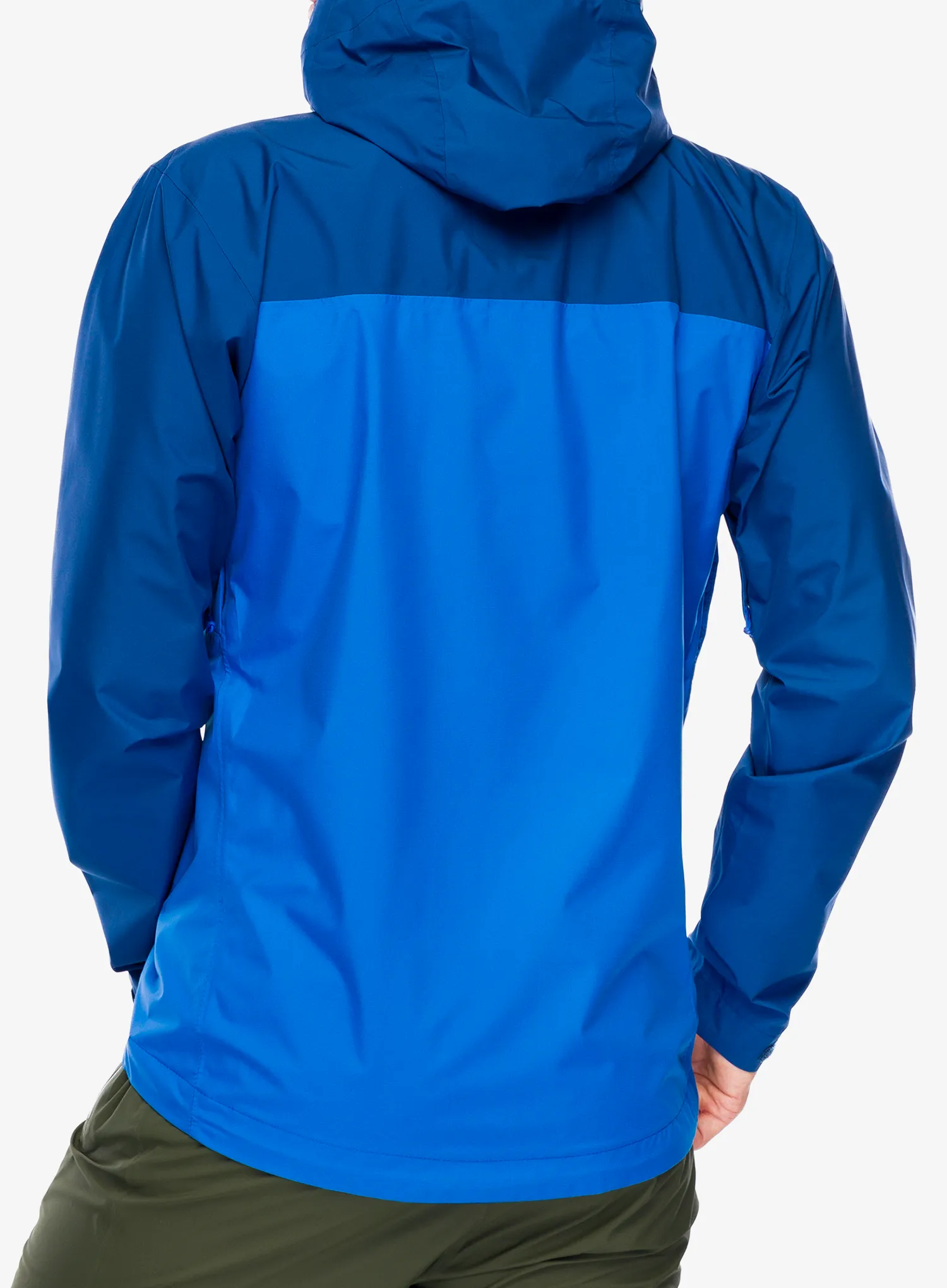 Nepremočljiva jakna Rab Downpour Eco Jacket - nightfall blue/ascent blue