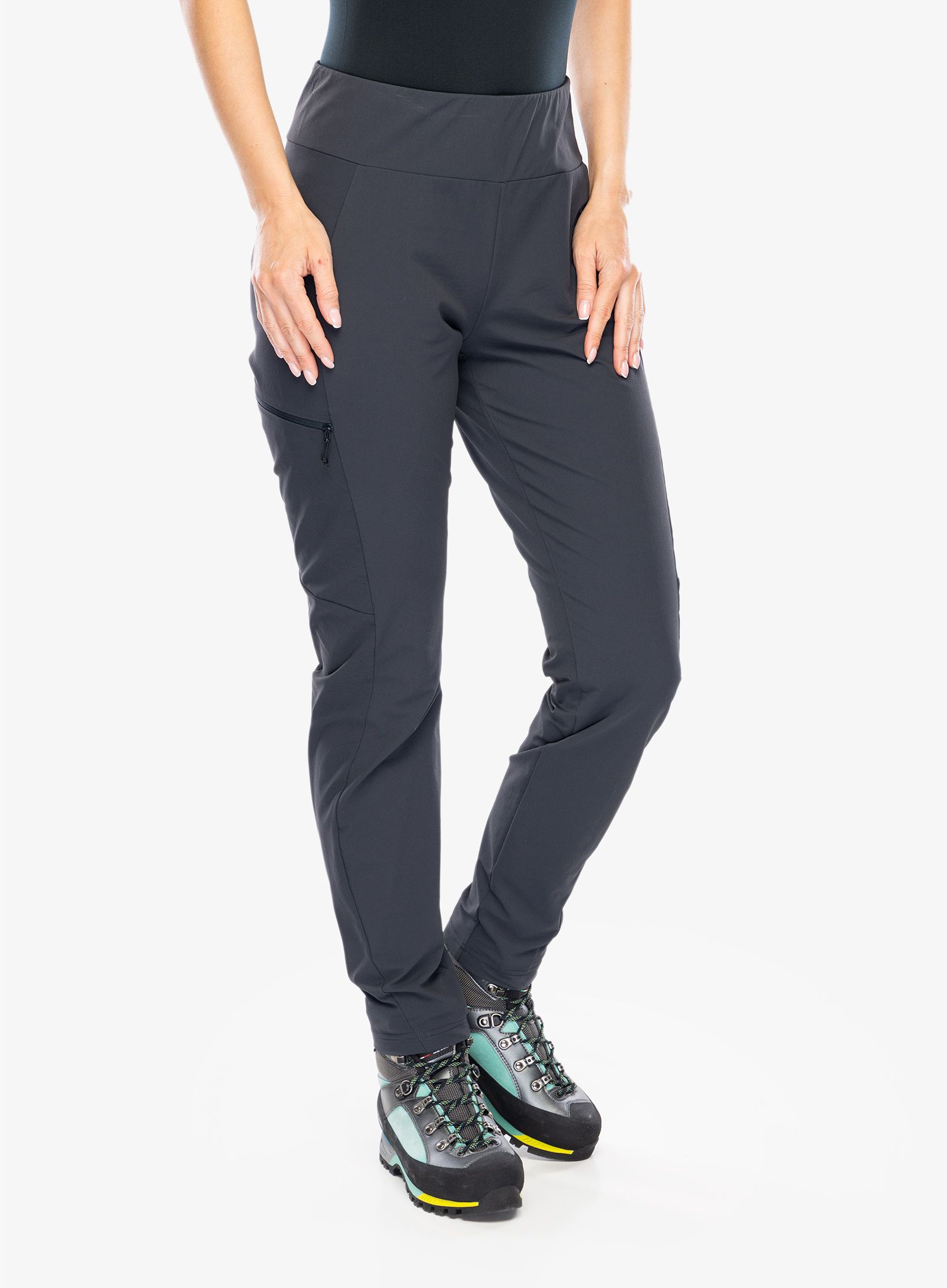 Ženske softshell hlače Rab Elevation Pants - beluga