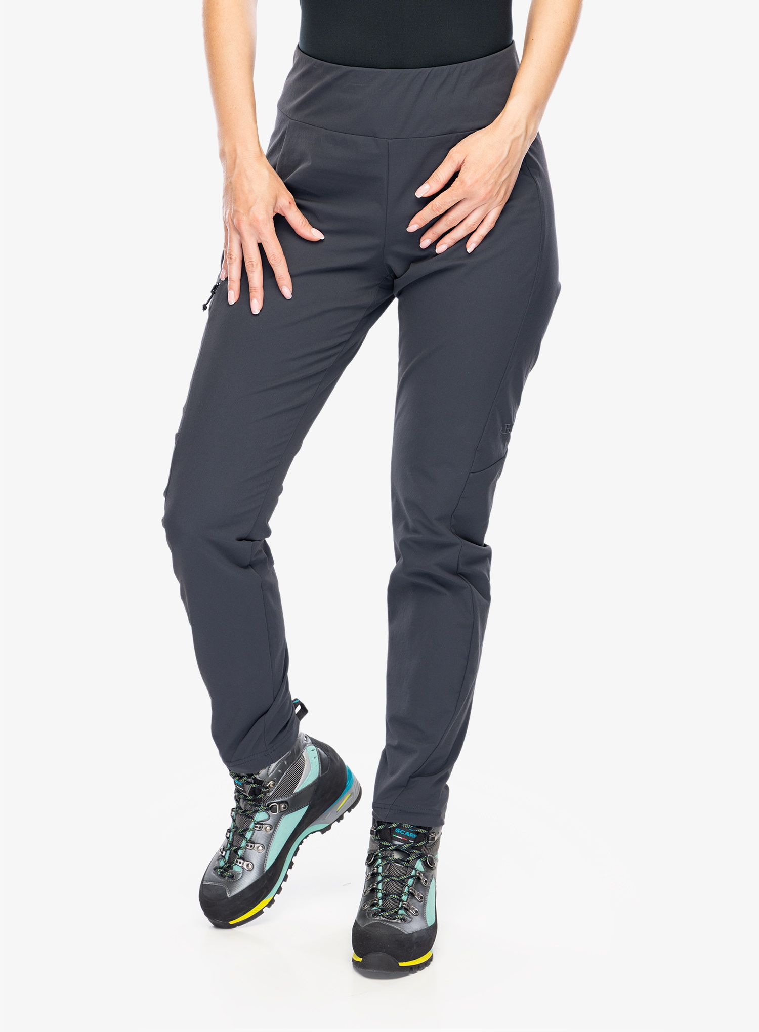 Ženske softshell hlače Rab Elevation Pants - beluga