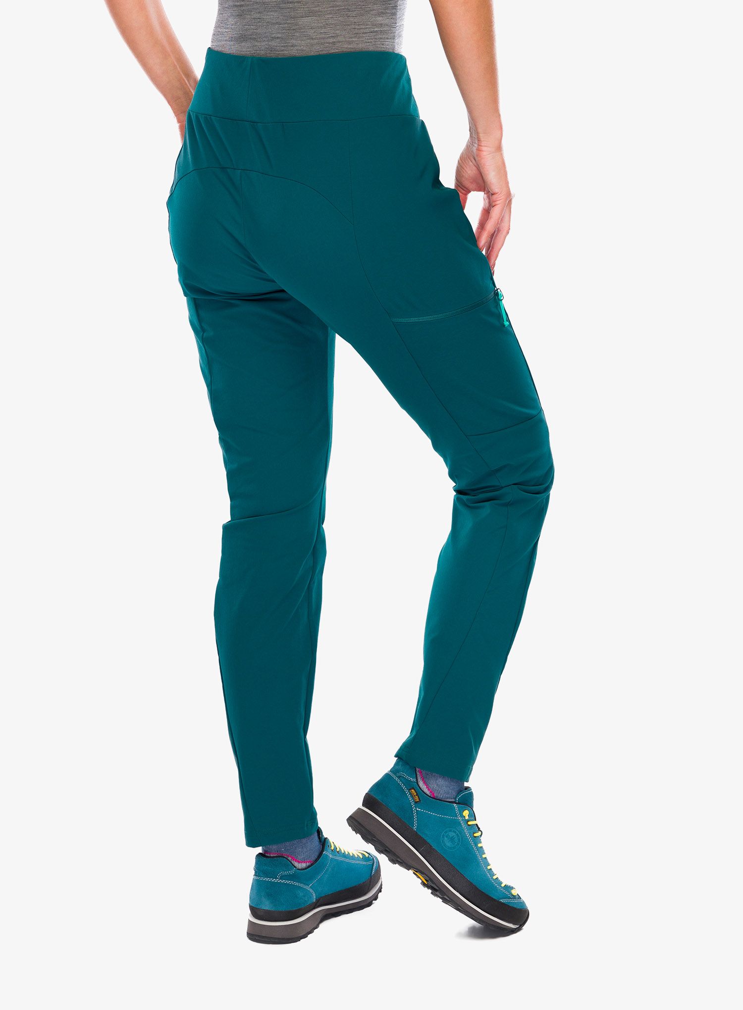Ženske softshell hlače Rab Elevation Pants - sagano green