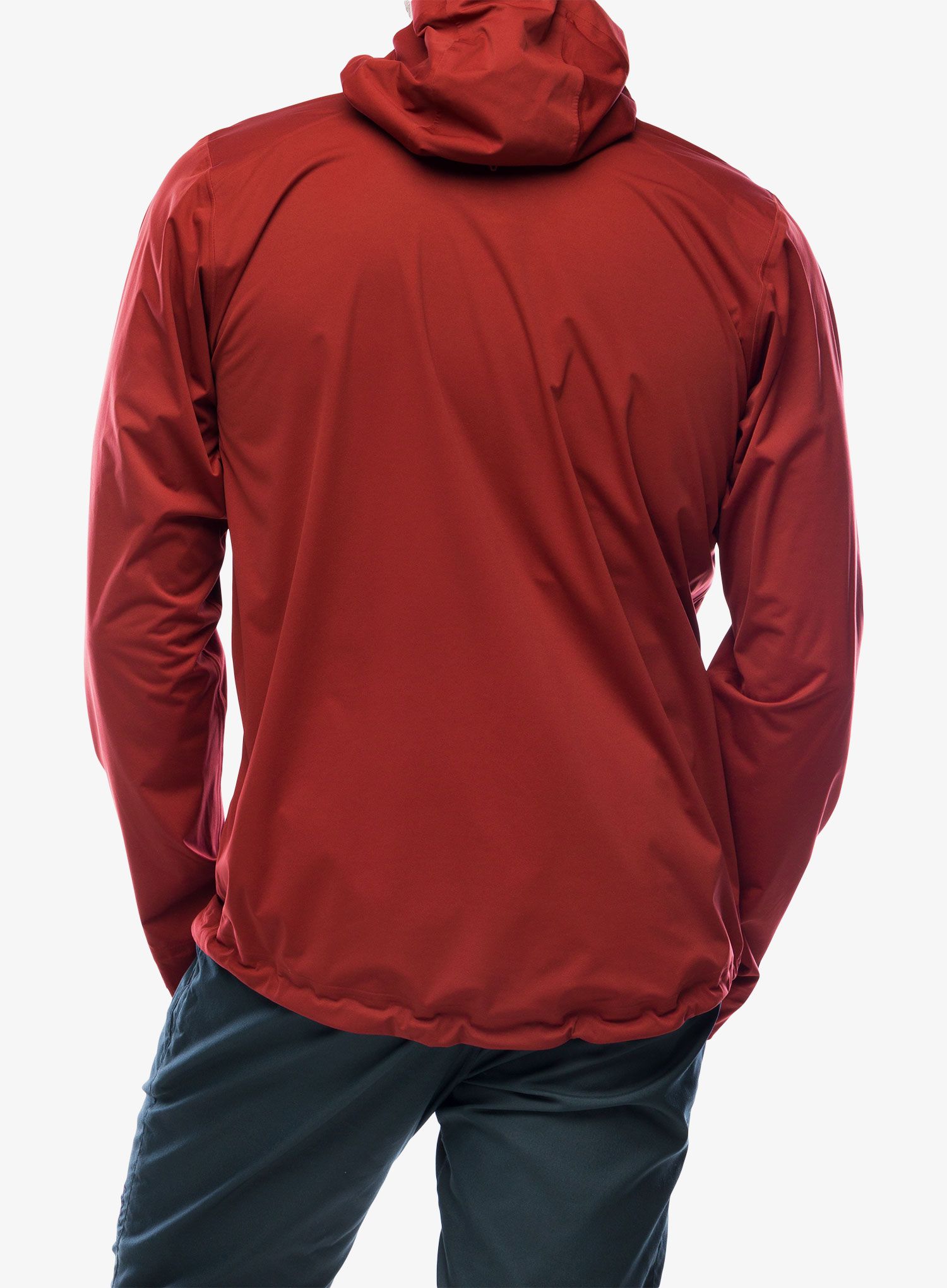 Hardshell jakna Rab Kinetic 2.0 Jacket - oxblood red