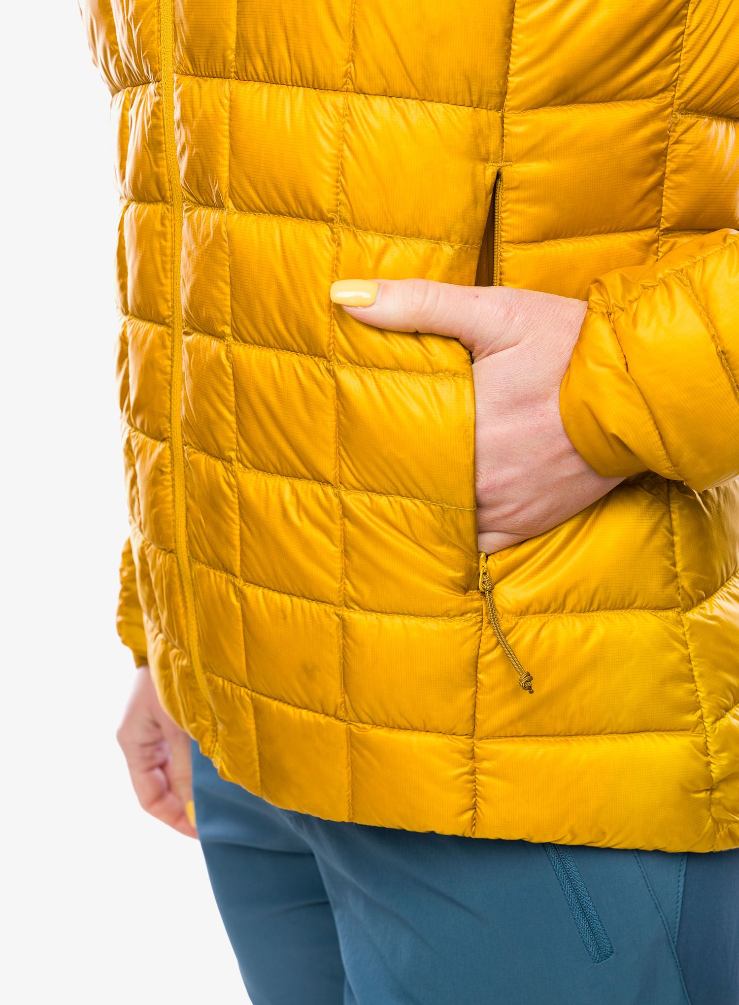 Ženska puhovka Rab Mythic Alpine Light Jacket - sahara