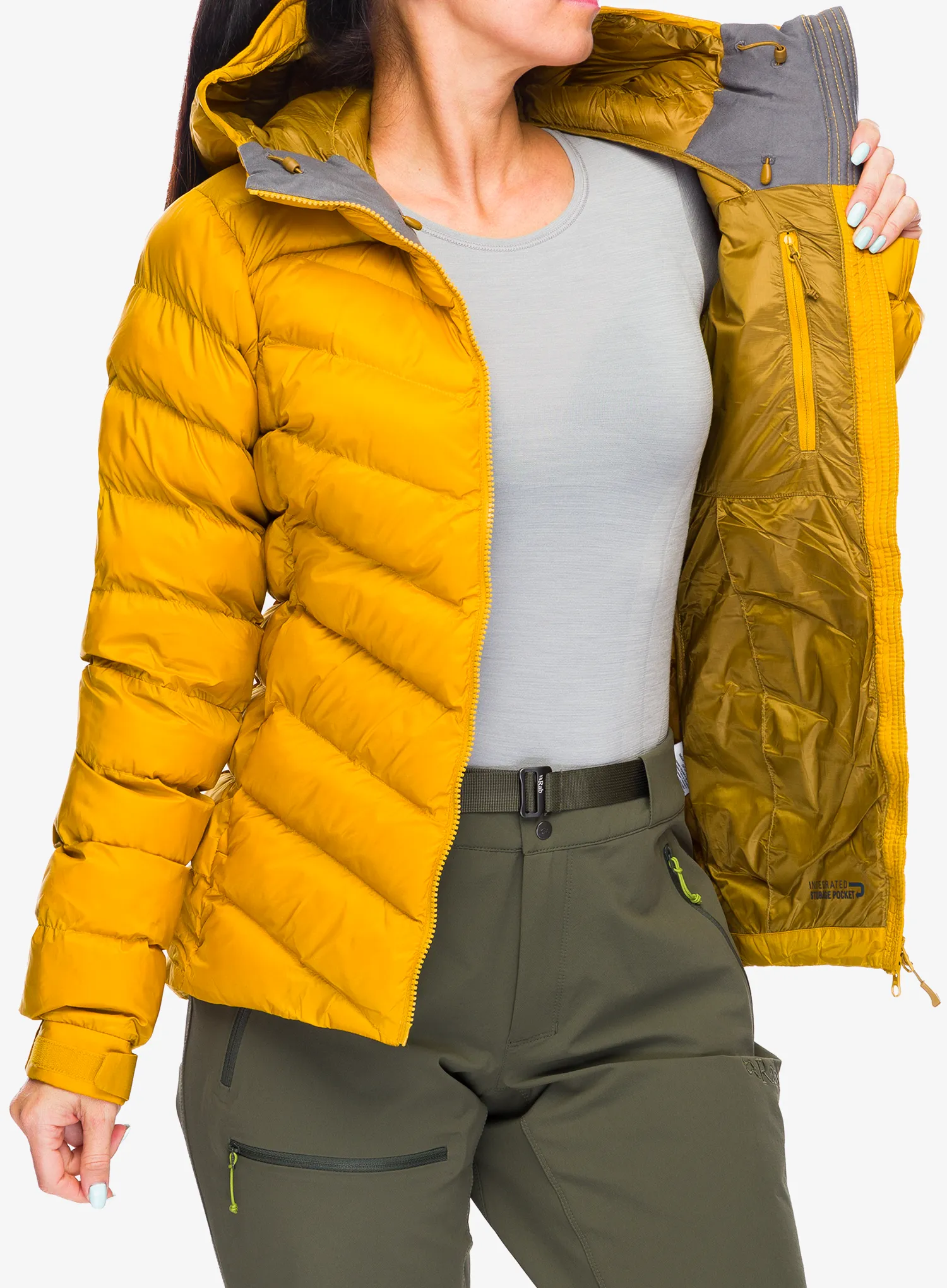Ženska sintetična jakna Rab Nebula Pro Jacket - sahara