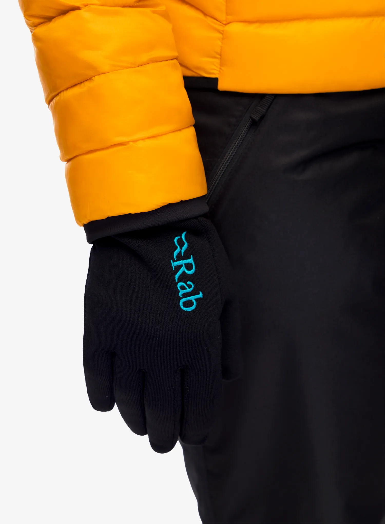 Ženske rokavice Rab Power Stretch Contact Glove - black