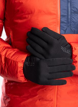 Rokavice Rab Power Stretch Pro Glove - black