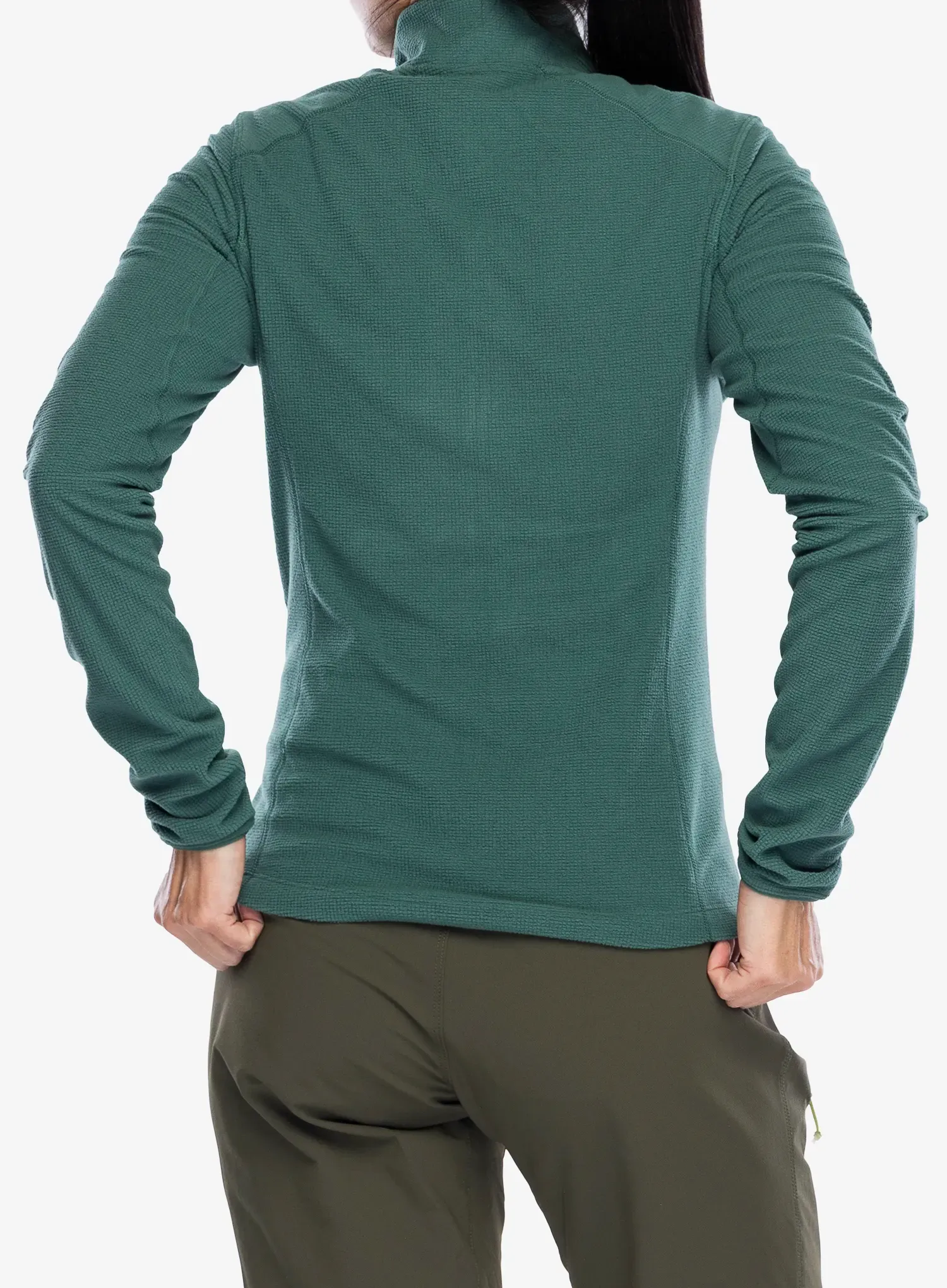 Ženska jopica z zadrgo Rab Tecton Jacket - green slate