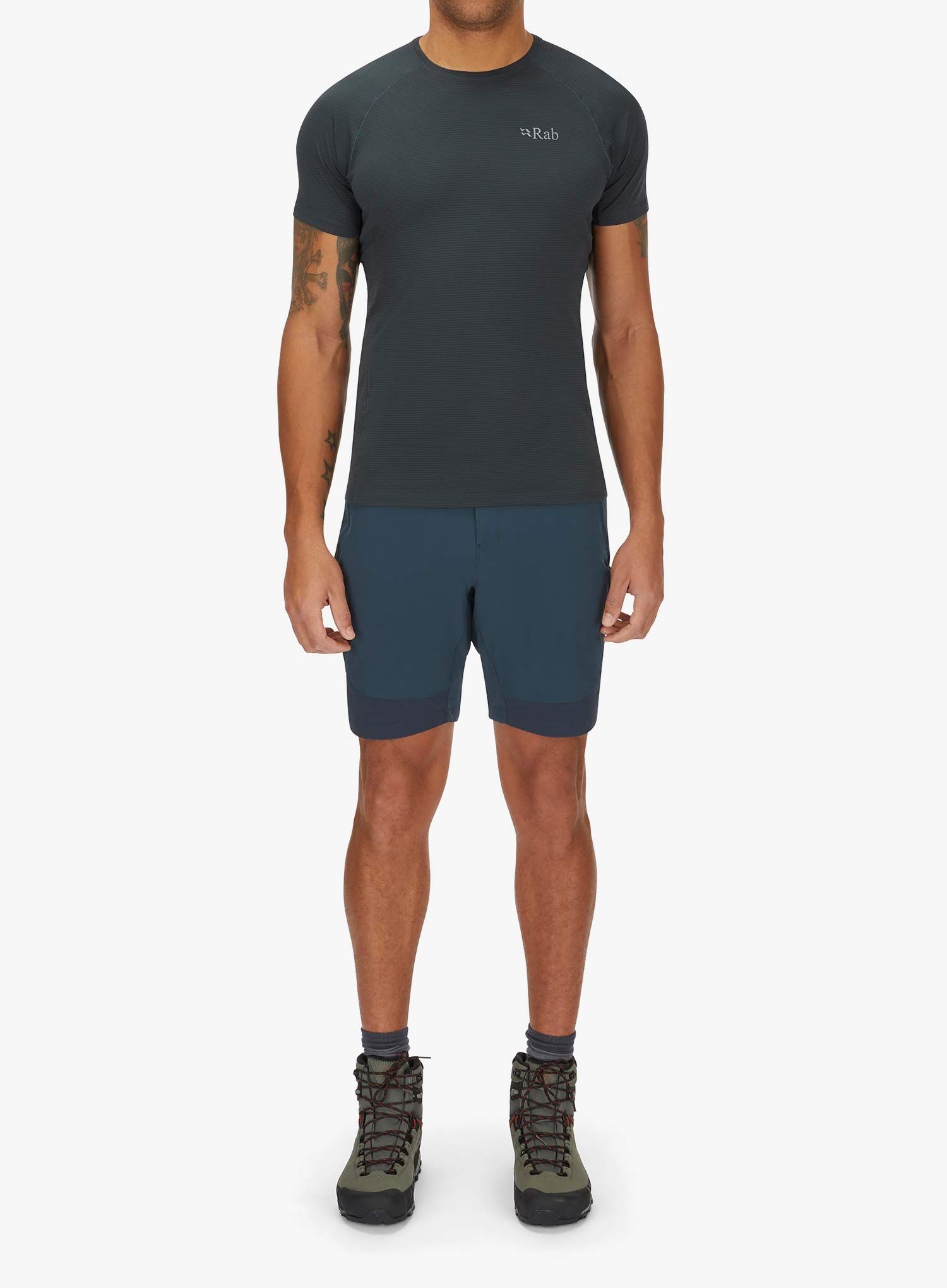 Pohodniške kratke hlače Rab Torque Mountain Shorts - tempest blue/deep ink
