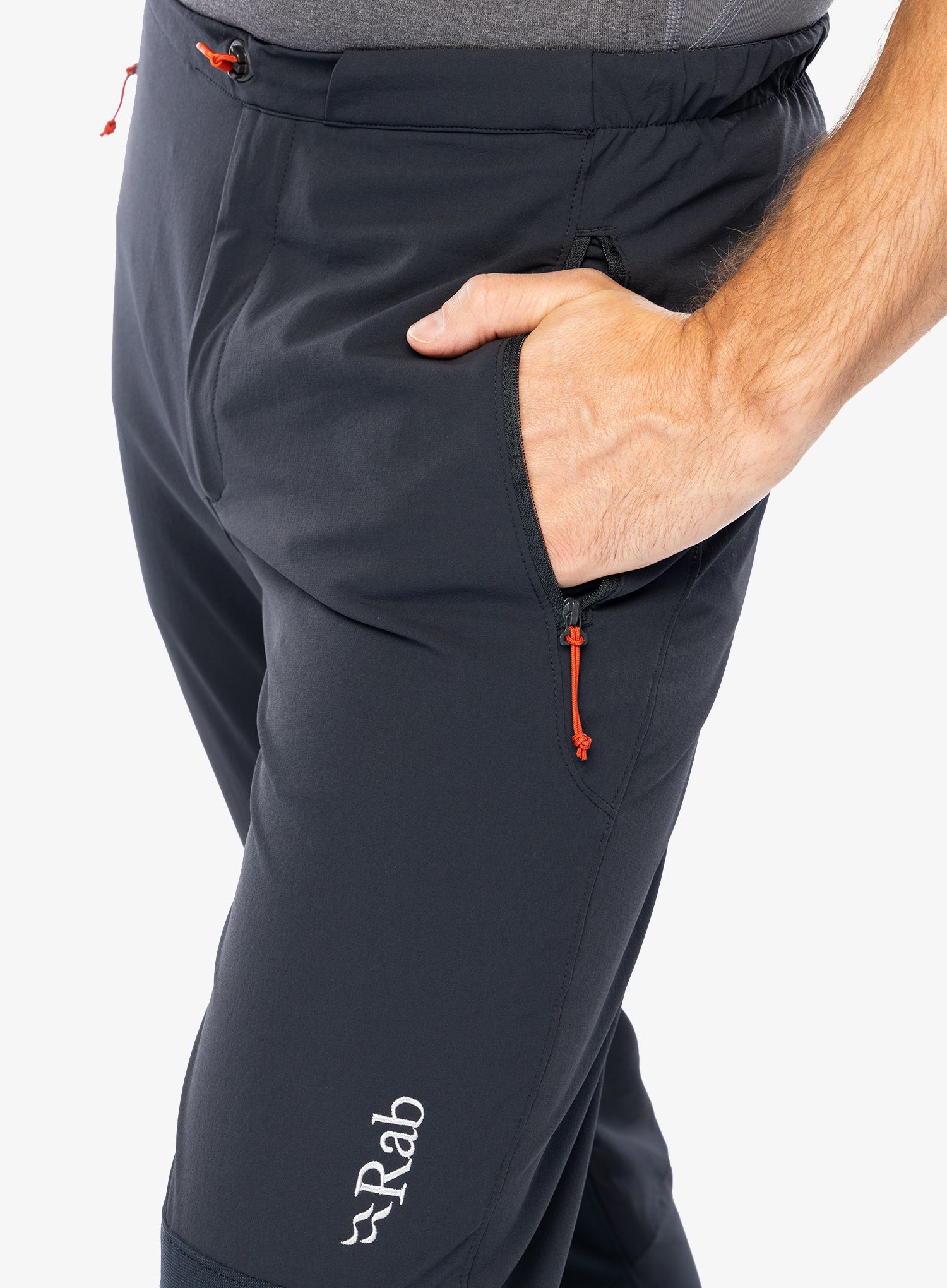 Pohodne hlače Rab Torque Pants - beluga/beluga