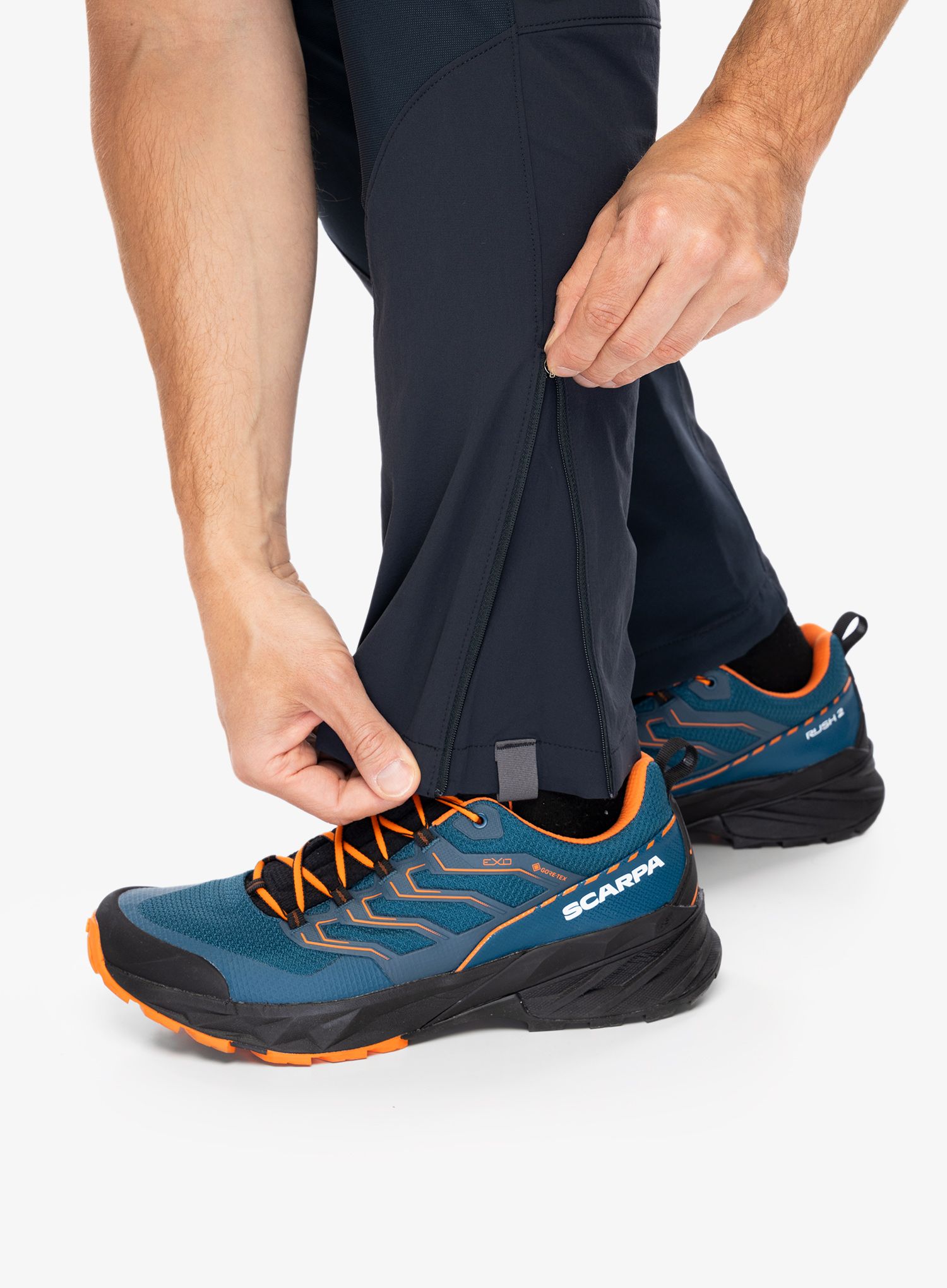 Pohodne hlače Rab Torque Pants - beluga/beluga