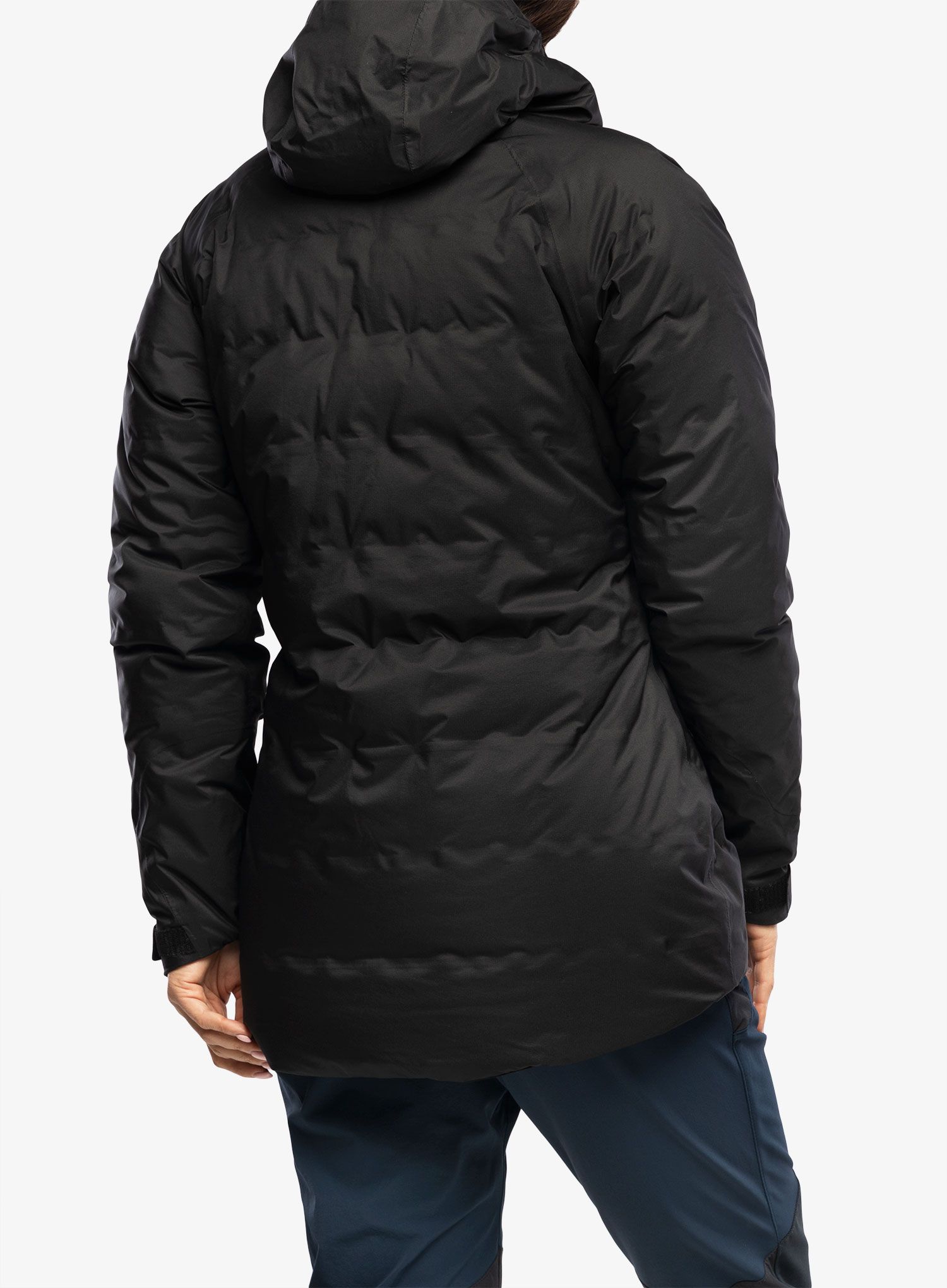 Ženska puhovka Rab Valiance Jacket - black