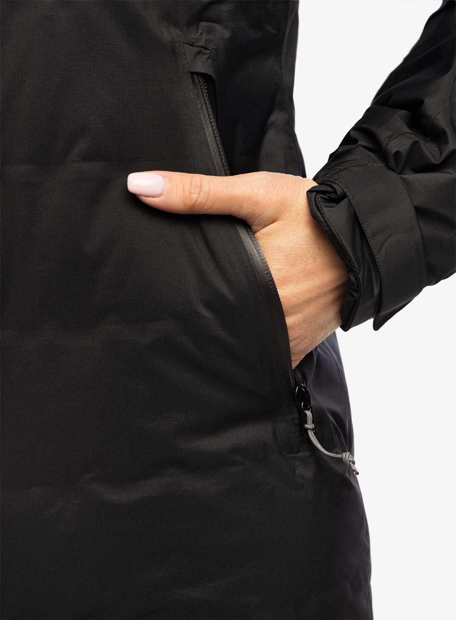 Ženska puhovka Rab Valiance Jacket - black