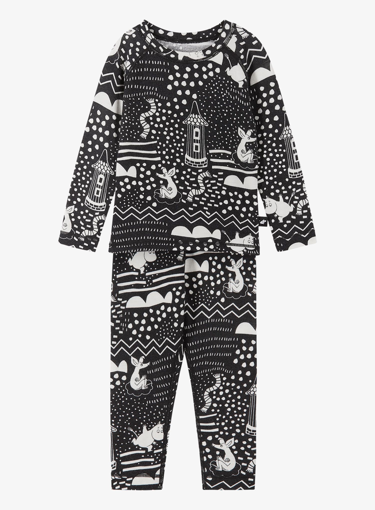 Termo perilo za otroke Reima Moomin Trivsam - black