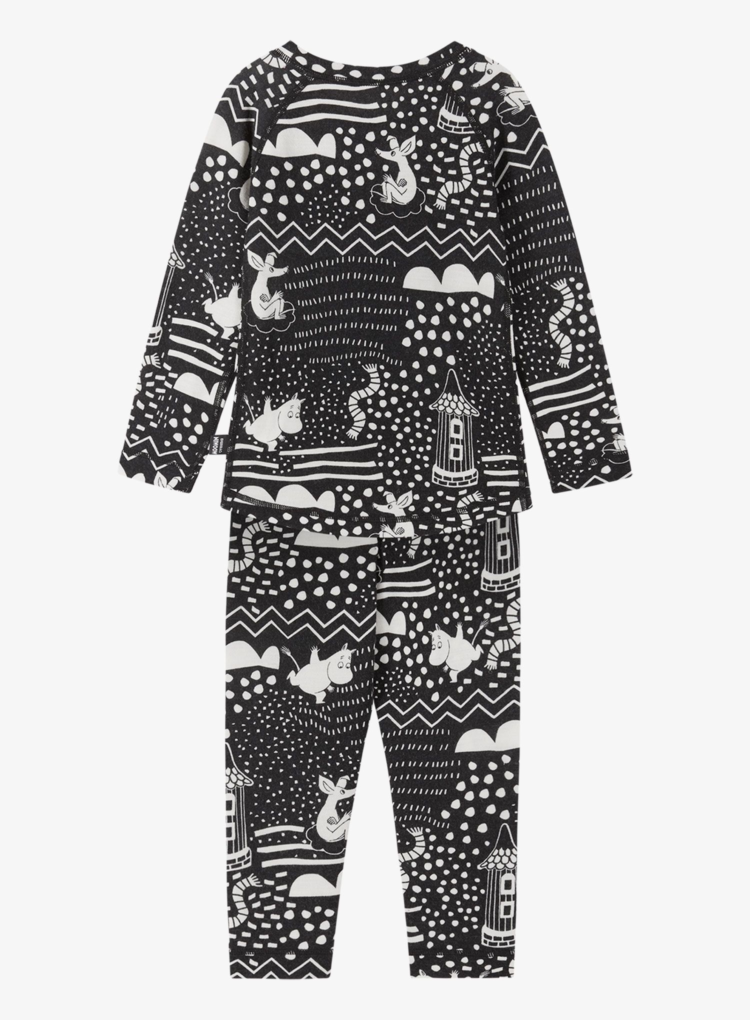 Termo perilo za otroke Reima Moomin Trivsam - black