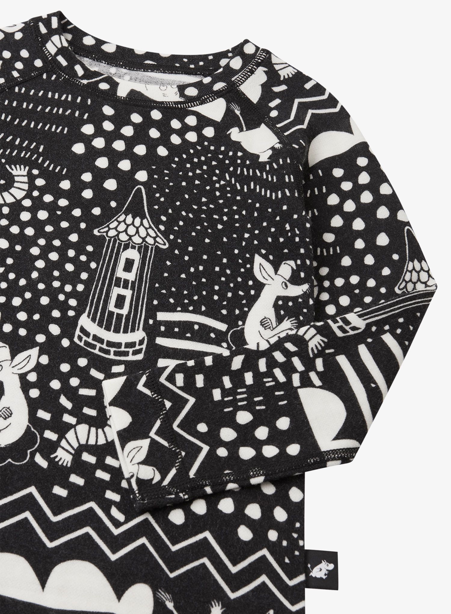 Termo perilo za otroke Reima Moomin Trivsam - black