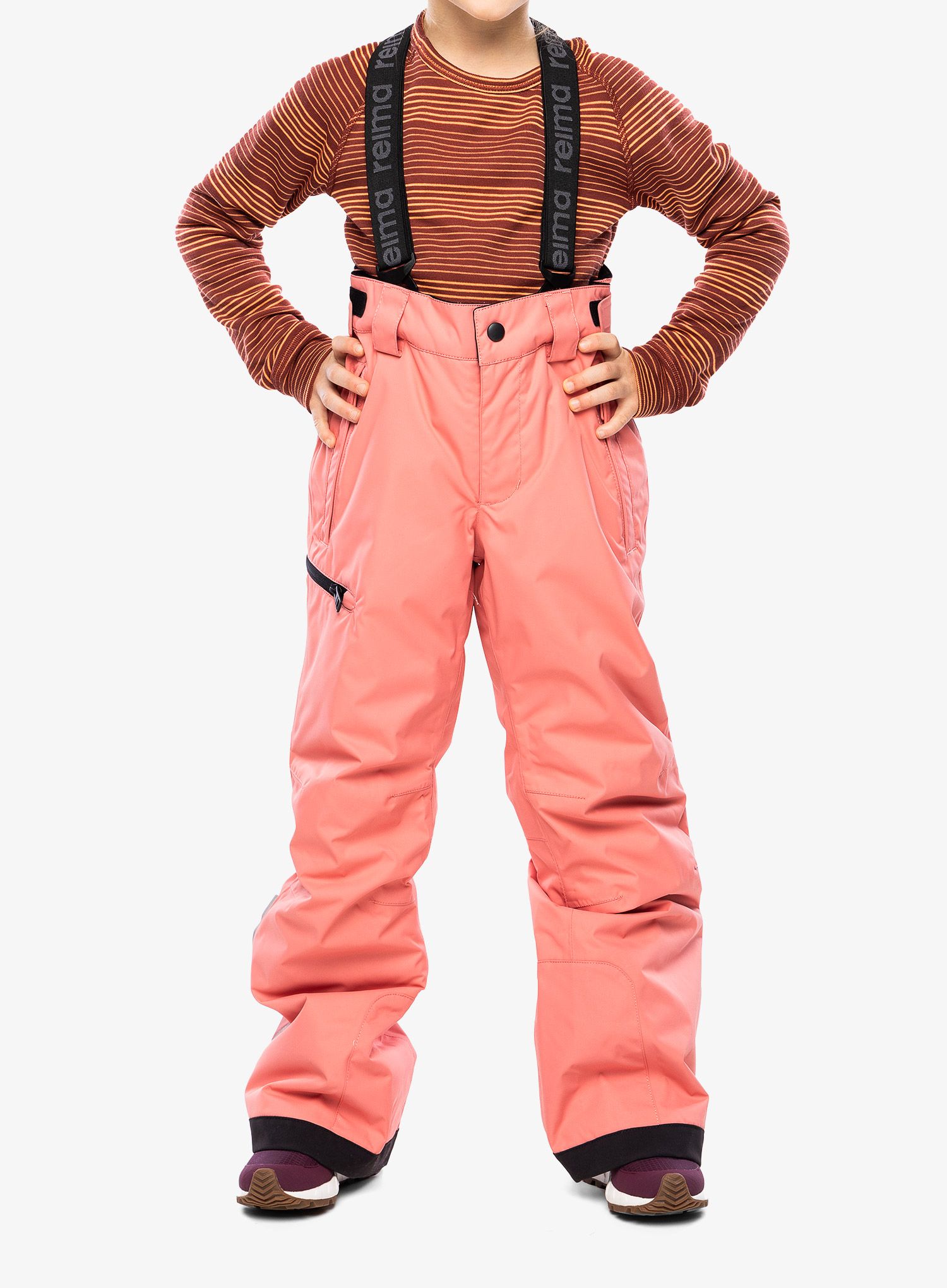 Dekliške hlače Reima Terrie - pink coral