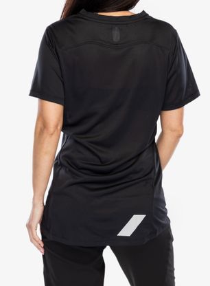 Ženska kolesarska majica 100% Ridecamp Jersey - black/grey