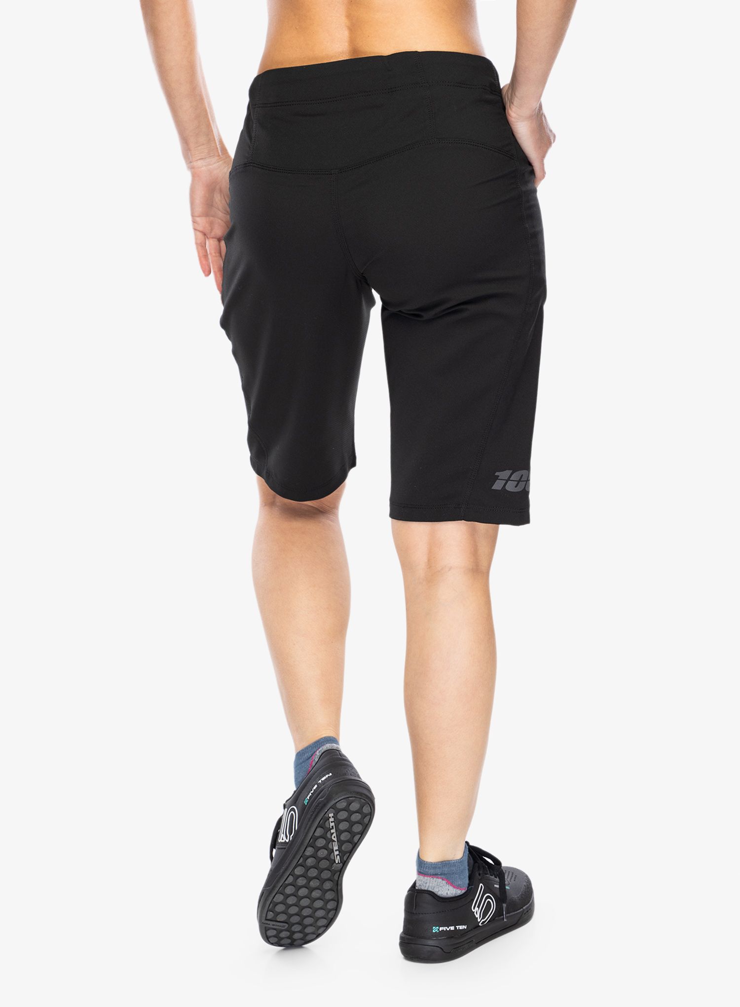 Ženske kolesarske kratke hlače 100% Ridecamp Short - black